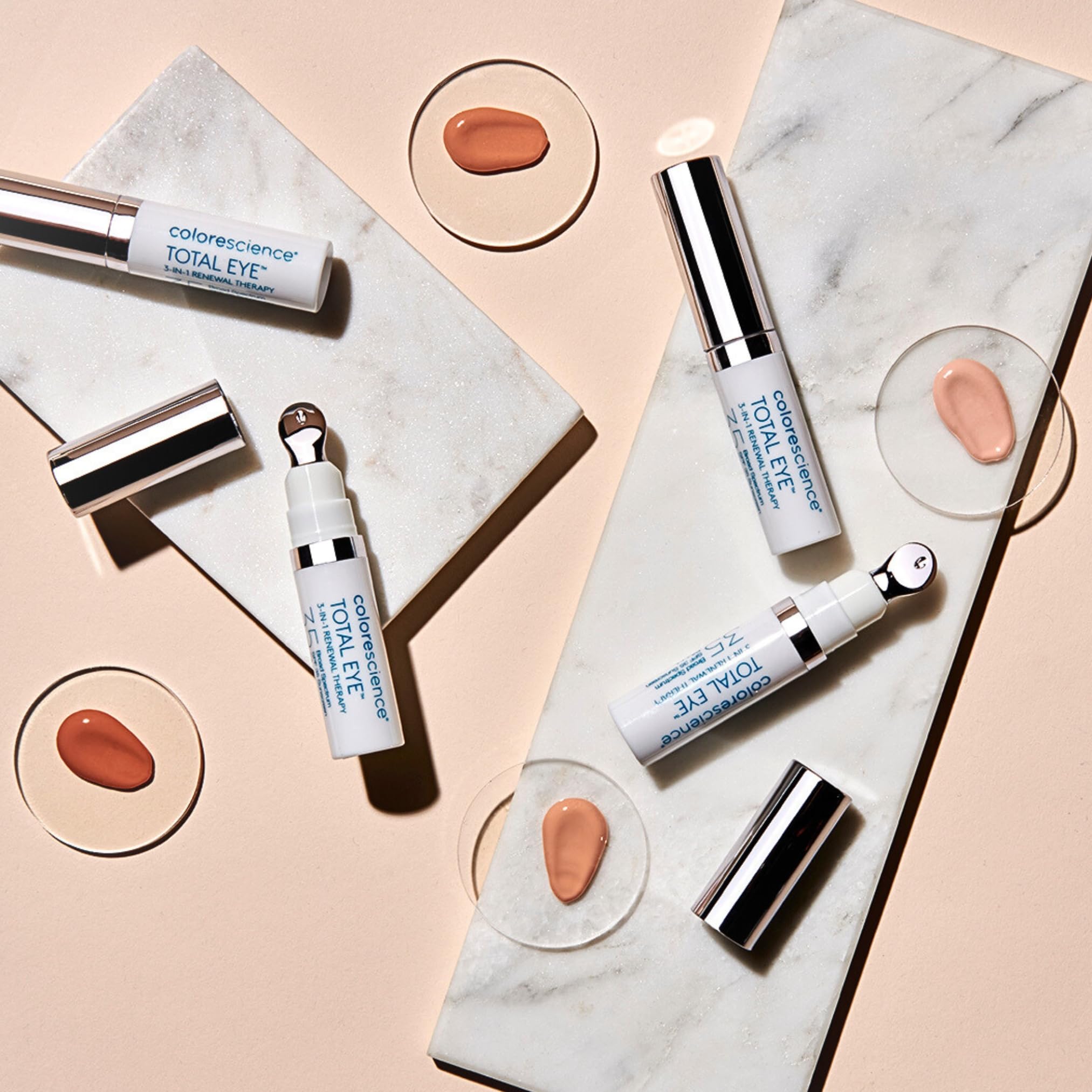 Colorescience Total Eye 3-in-1 Anti-Aging Renewal Therapy for Wrinkles & Dark Circles, SPF 35