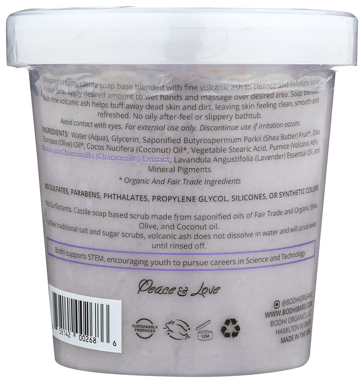 BODHI HANDMADE SOAP Lava Lavender Whipped Soap, 14 OZ