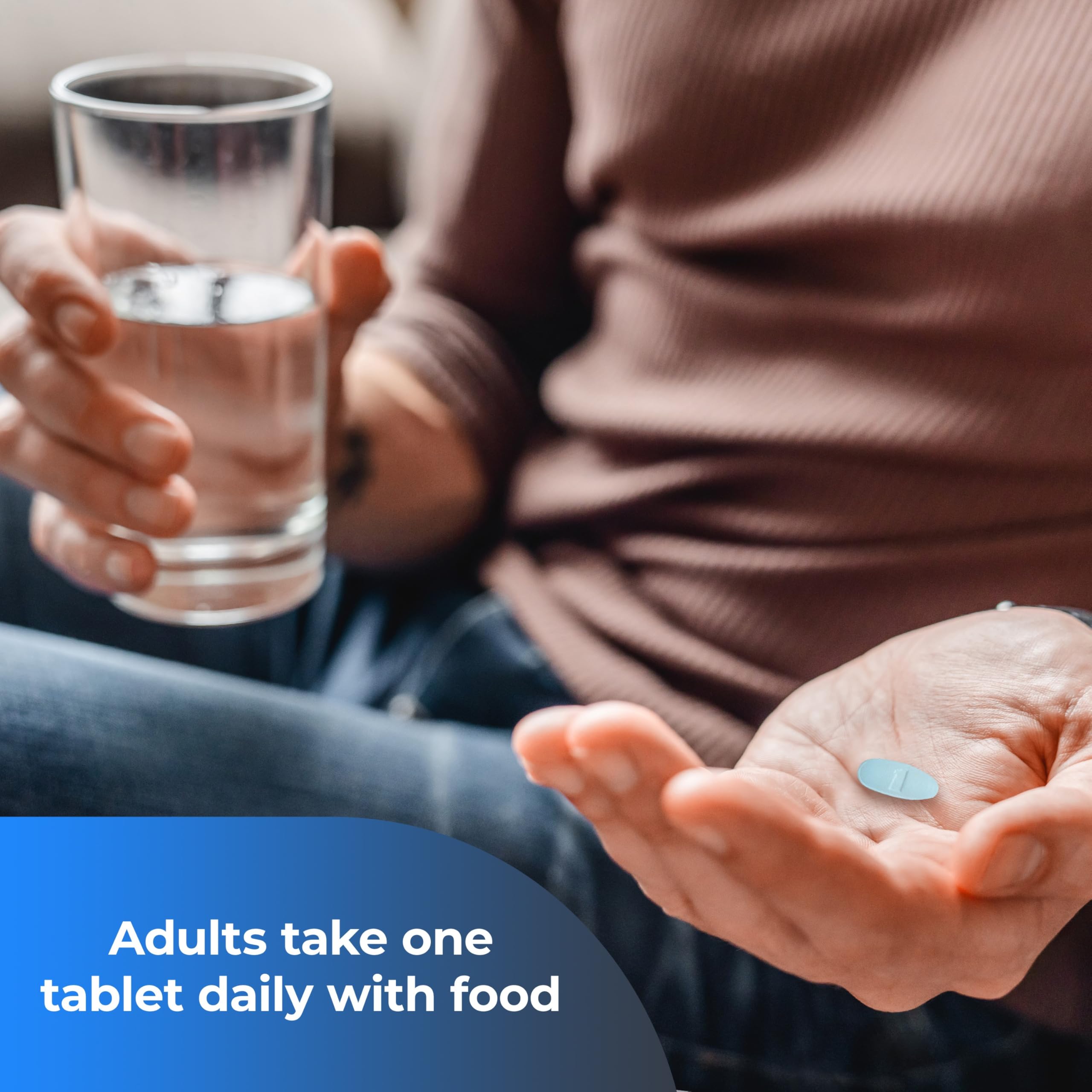 One A Day Men’s 50+ Healthy Advantage Multivitamin, Multivitamin for Men with Vitamins A, C, E, B6, B12, Calcium and Vitamin D, Tablet, 200 Count (Pack of 1)