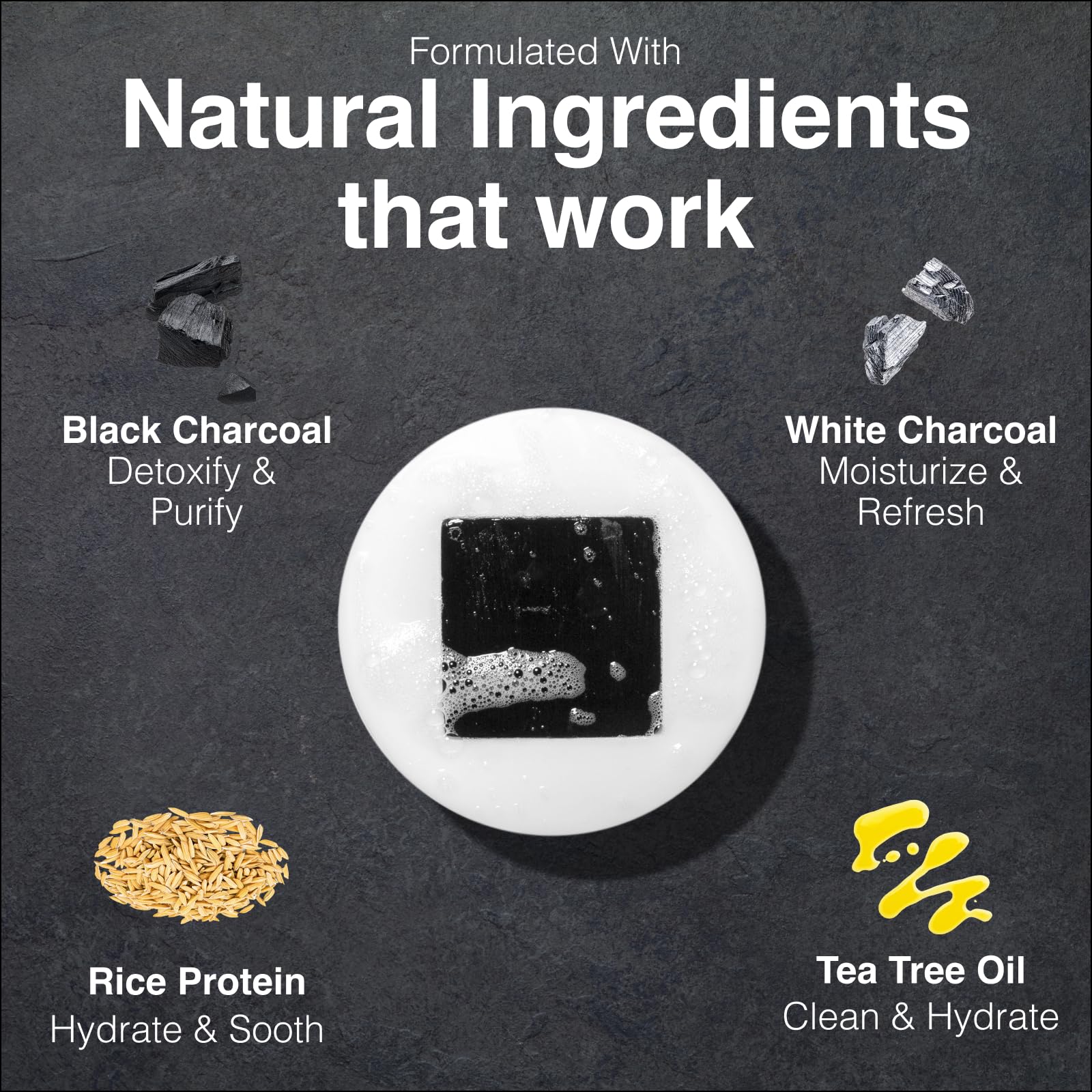 Lumin Natural Solid Shampoo Bar for Hair Nourishment and Health