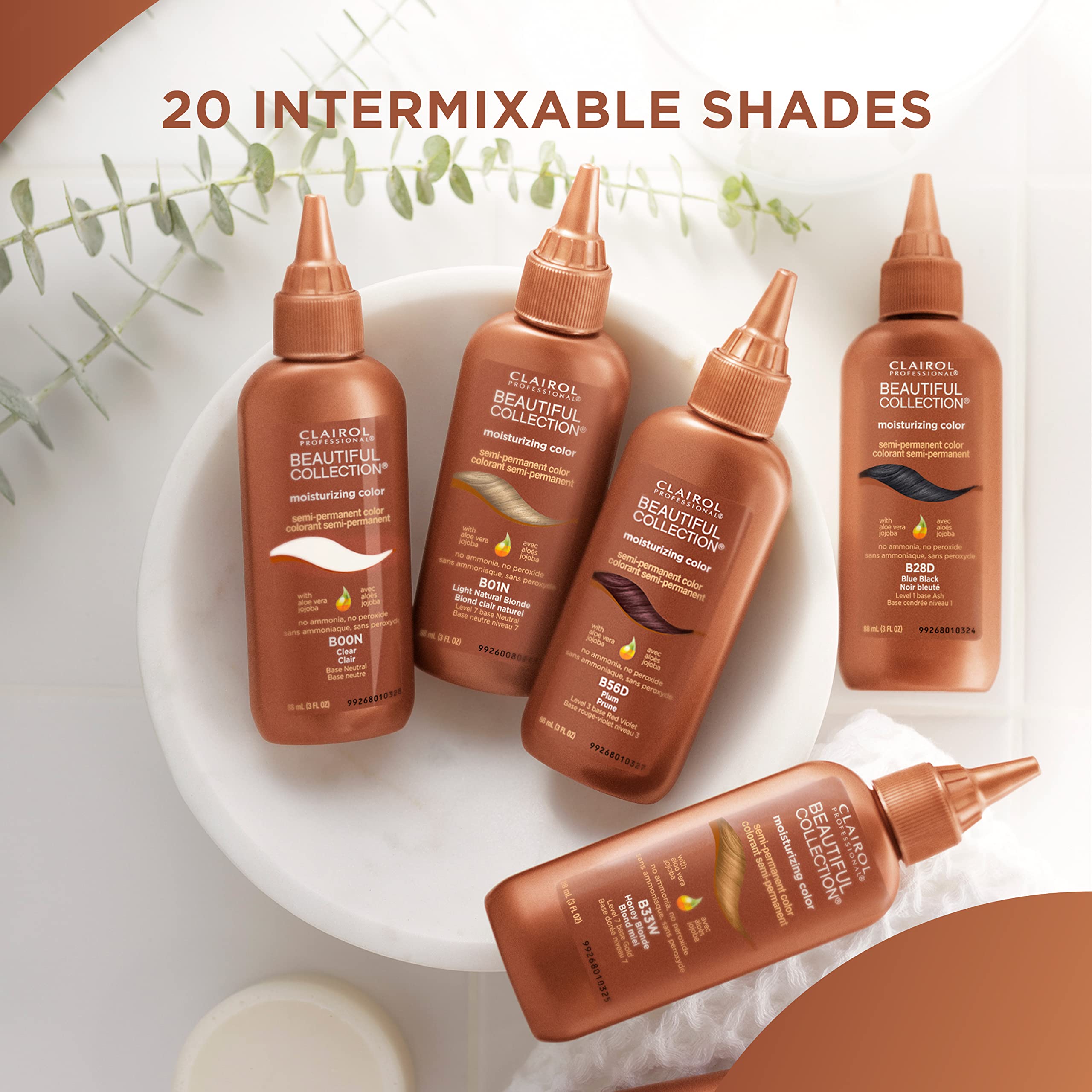 Clairol Professional Beautiful Collection, 12d Medium Ash Brown, 3 oz.