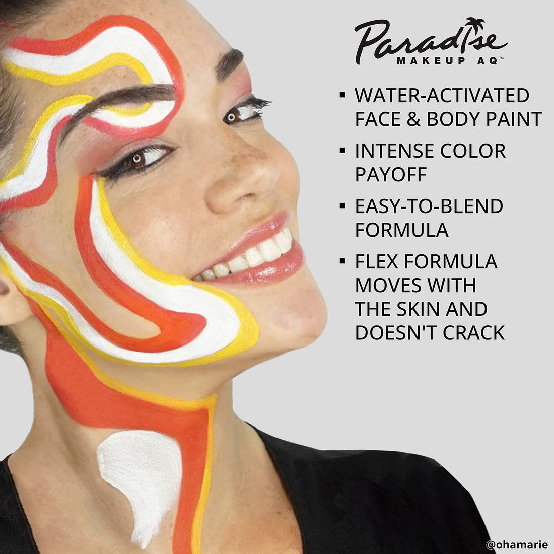 Mehron Makeup Paradise Makeup AQ Refill (.25 oz) (RED)