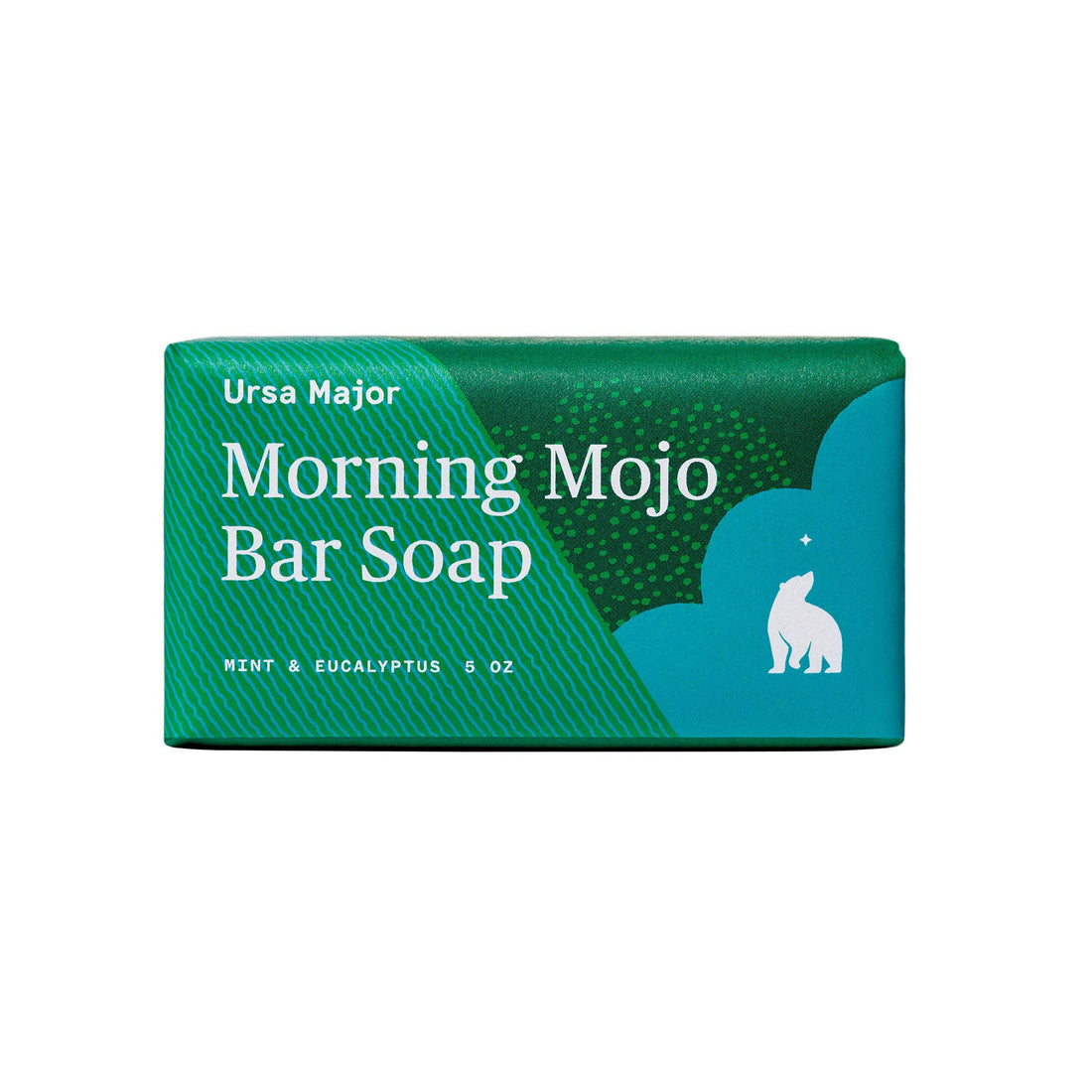 Ursa Major Morning Mojo Bar Soap - Natural Energizing and Exfoliating Bar Soap with Peppermint