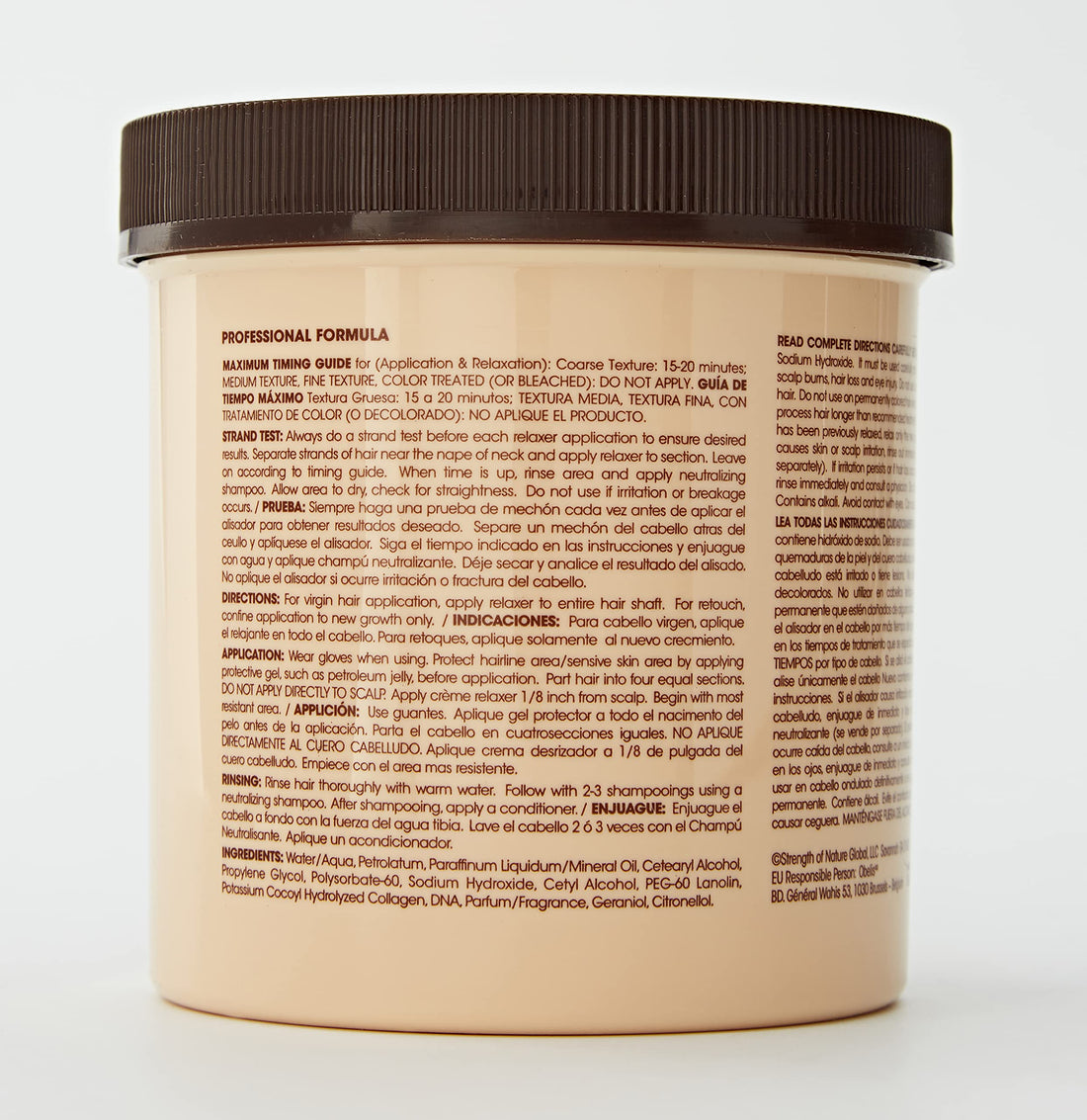 TCB No Base Creme Hair Relaxer with Protein and DNA Super 15.oz by Tcb