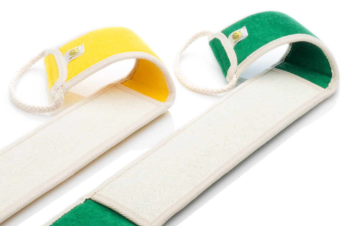 Nayoya Set Of 2 Exfoliating Loofah Body Scrubbers