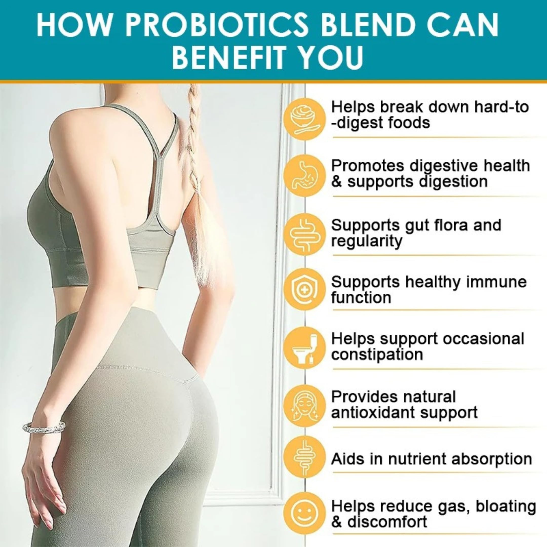 TheraSuva Probiotics 120 Billion CFU-36 Strains + Organic Prebiotics + Digestive Enzyme + Natural Whole Food Supplement for Ultimate Gut Health Support- 120 Softgels 60 Day Supply