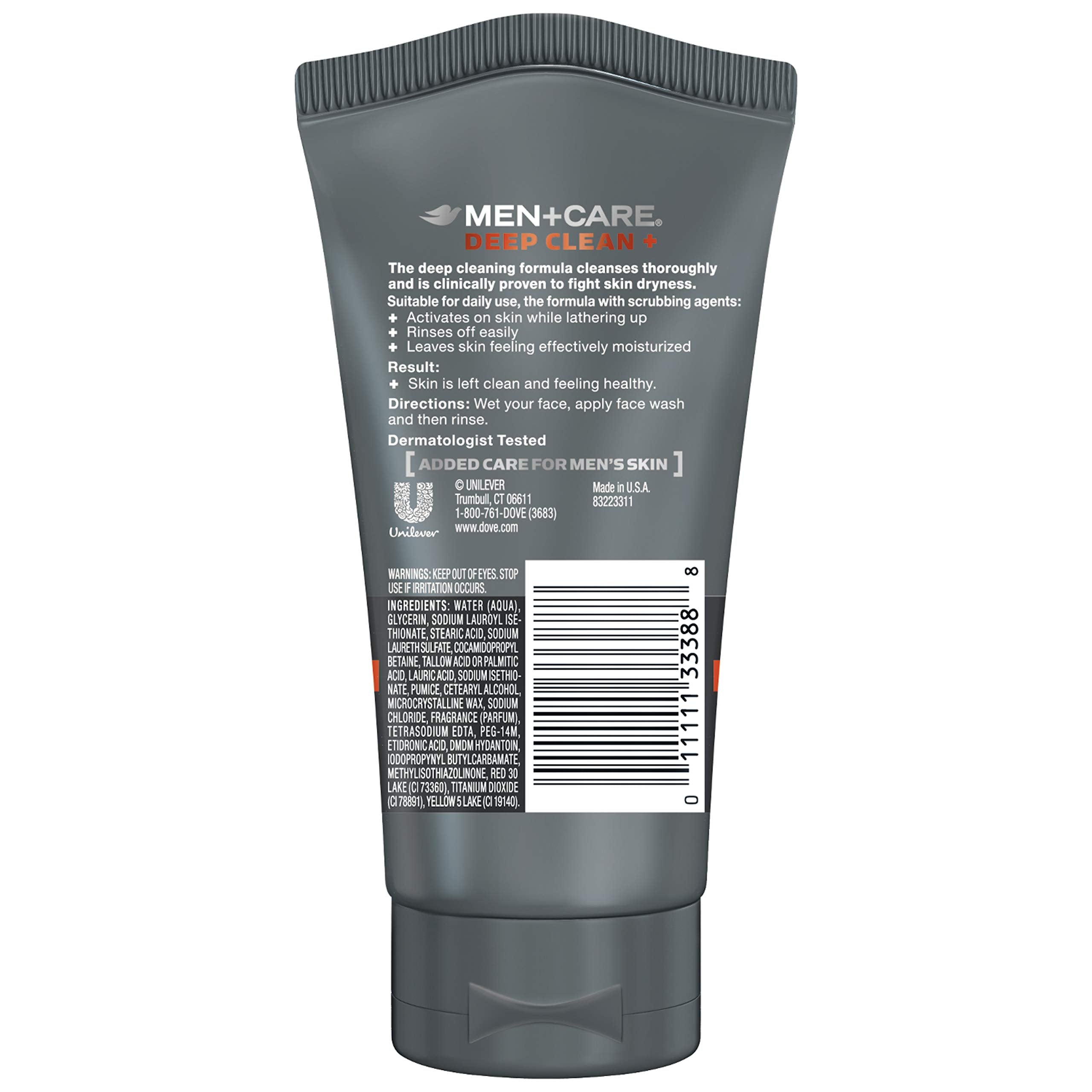 Dove Men+Care Face Scrub, Deep Clean Plus 5 oz