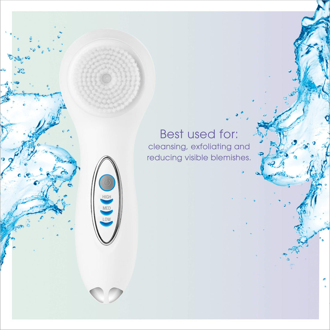 True Glow by Conair Sonic Facial Brush - Waterproof + Rechargeable