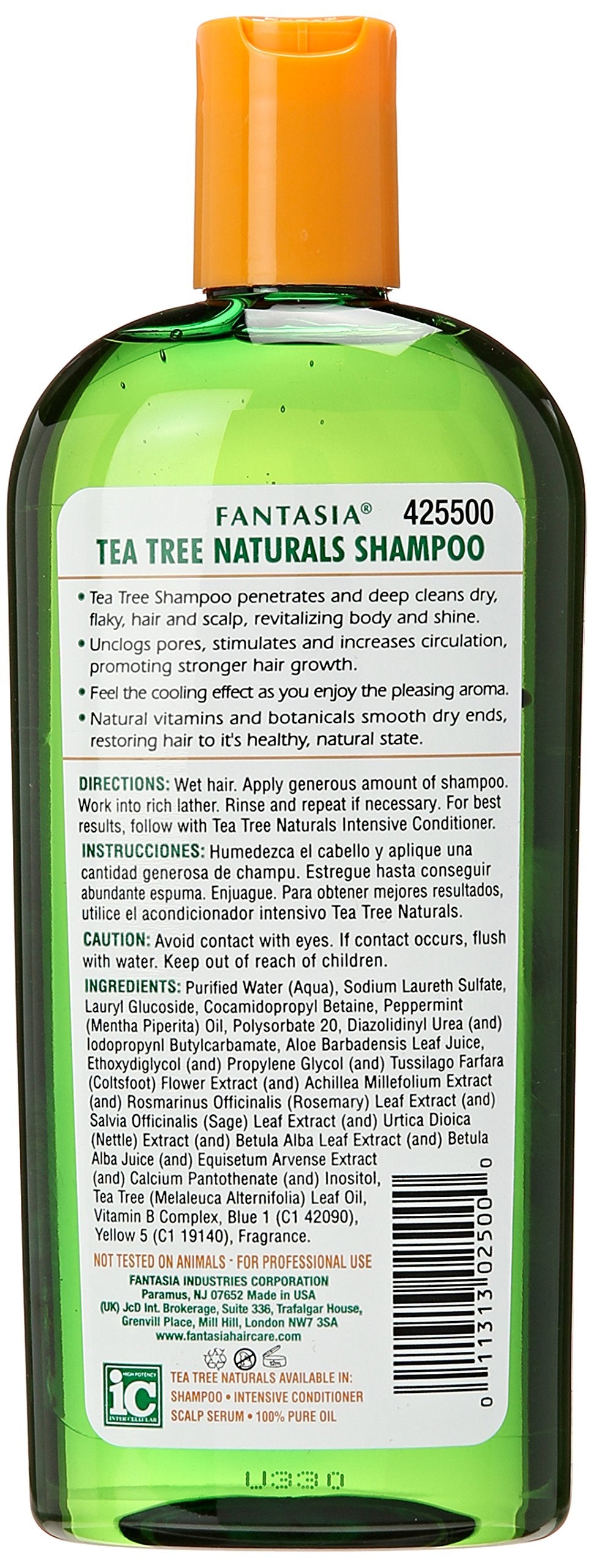 Fantasia Naturals Shampoo, 12 Ounce