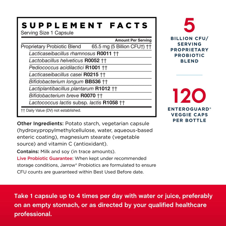 Jarrow Formulas Jarro-Dophilus EPS, 120 Veggie Caps, Pack of 3