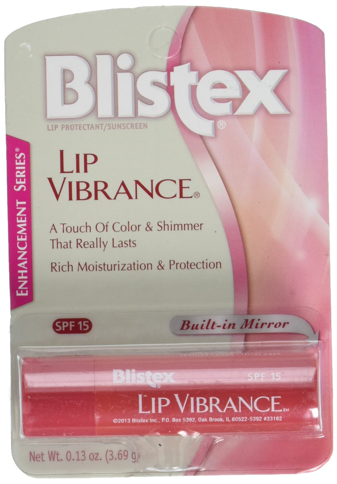 Blistex Lip Vibrance Lip Protectant, SPF 15-0.13 Oz
