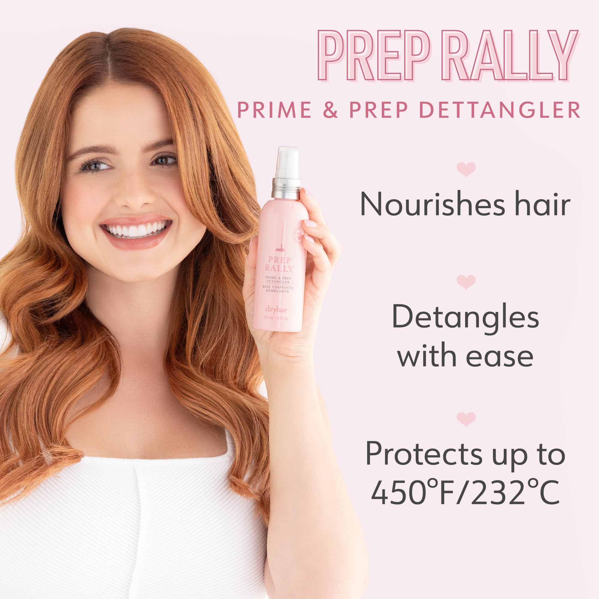 Drybar Prep Rally Prime and Prep Detangler, Noir Scent, 5 fl. oz.
