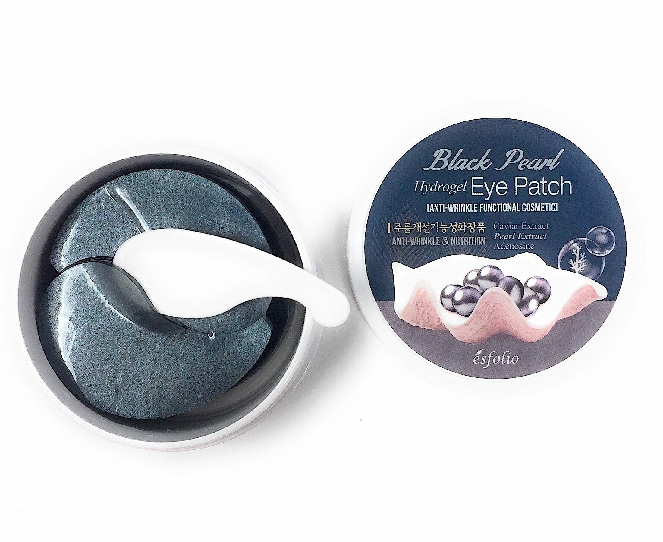 Black Pearl Hydrogel Eye Patch Anti-Wrinkle Functional.