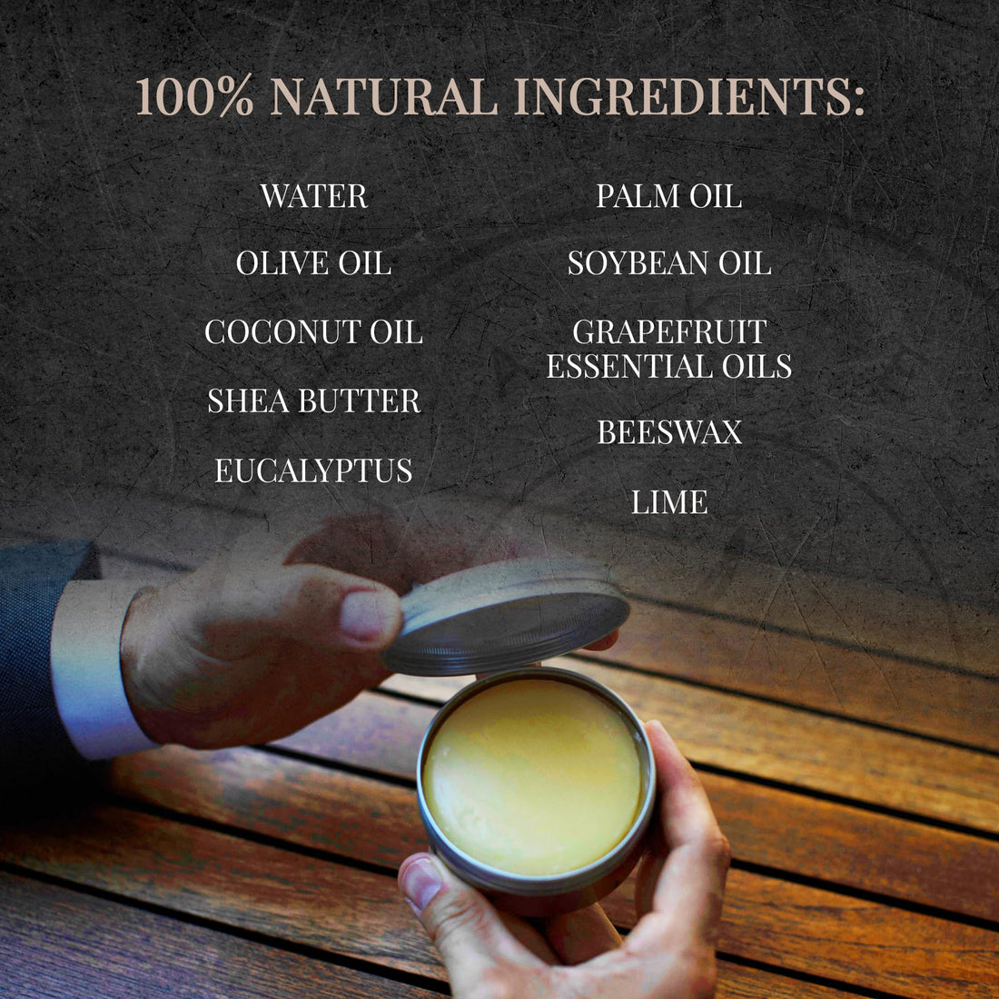 Handmade Natural Organic Shaving Soap - Large Tin 7oz, Creates Rich Creamy Lather. Made With Olive Oil, Coconut Oil, Palm Oil, Shea Butter, Beeswax for Dry Sensitive Skin. Mens Shave Soap Hydrates