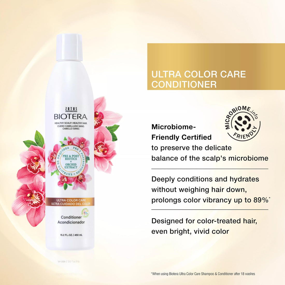 Biotera Ultra Color Care Conditioner | Prolongs Vivid Color-Treated Hair | Microbiome Friendly | Vegan & Animal Test Free | Paraben & Sulfate Free | Color-Safe | 32 Fl Oz