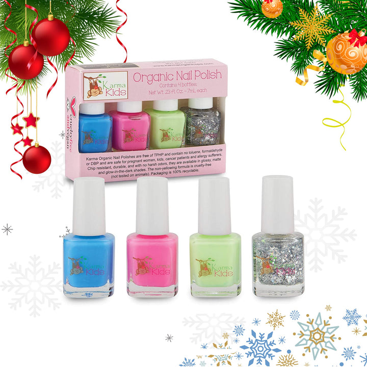Karma Organic Spa Karma Kids Box Set No. 1 - Nail Polish; Non-Toxic, Vegan and Cruelty-Free