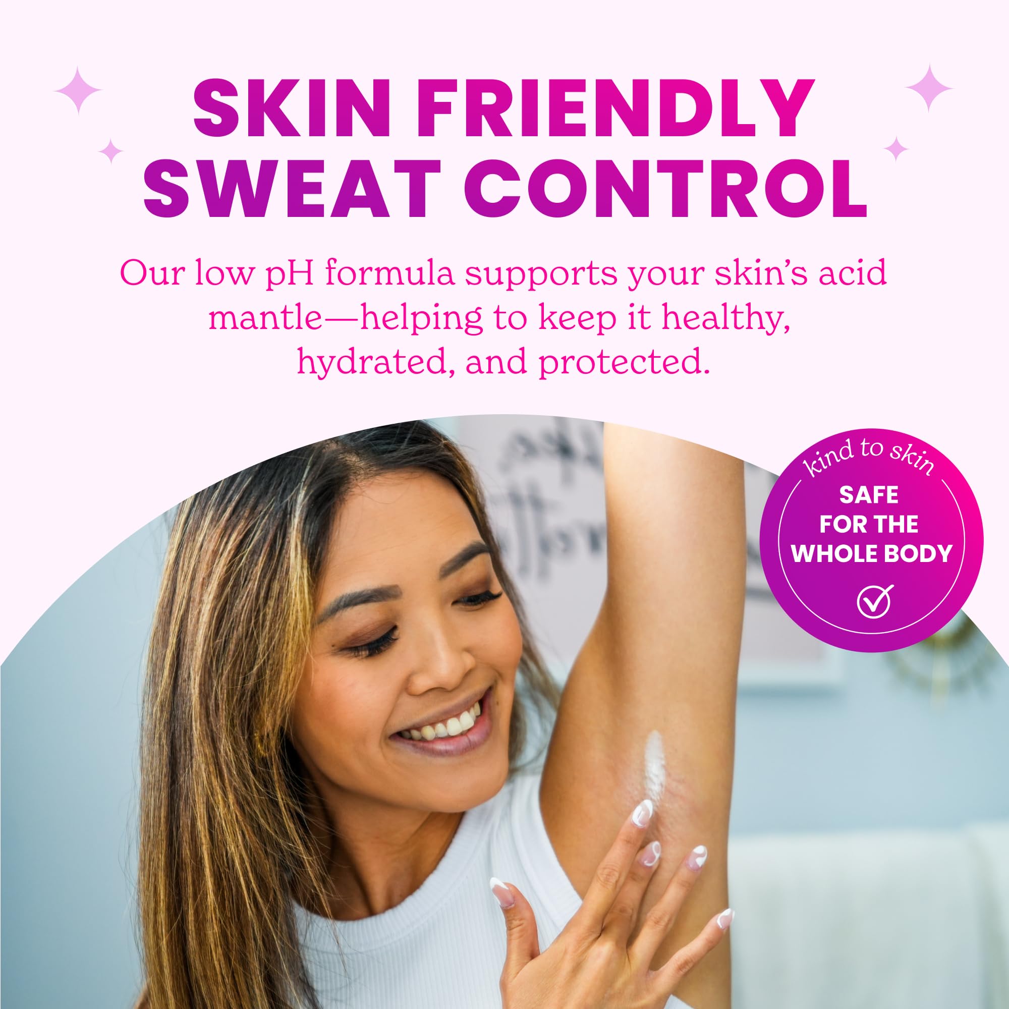 Lume Whole Body Deodorant Plus Sweat Control - Smooth Cream Tube - 72 Hour Odor And Sweat Control - Baking Soda Free, Skin Loving - 3.0 ounce (Pack of 2) (Soft Powder & Lavender Sage)