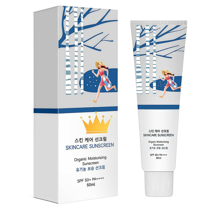 Relief Facial Sunscreen SPF50+ - Nourishing Protection and UV Defense for All Skin Types | Korean Formula Skin Care Solution From China