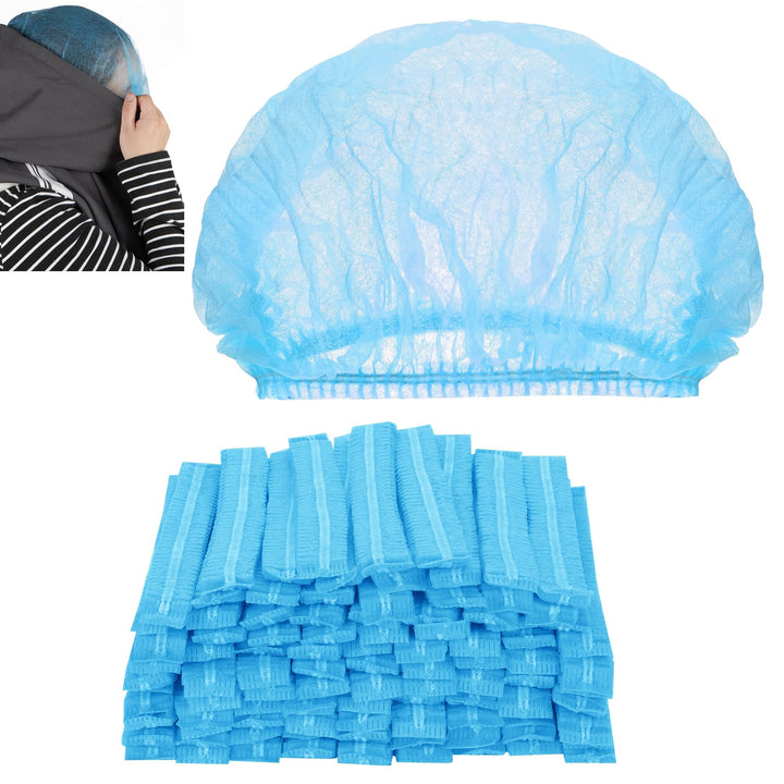 CAIRIAC Fashion Face Mask for Makeup Protection, Disposable Face Cover for Changing Rooms and Bridal Shops, Ideal for Estheticians and Makeup Artists (Blue 100 Pcs)