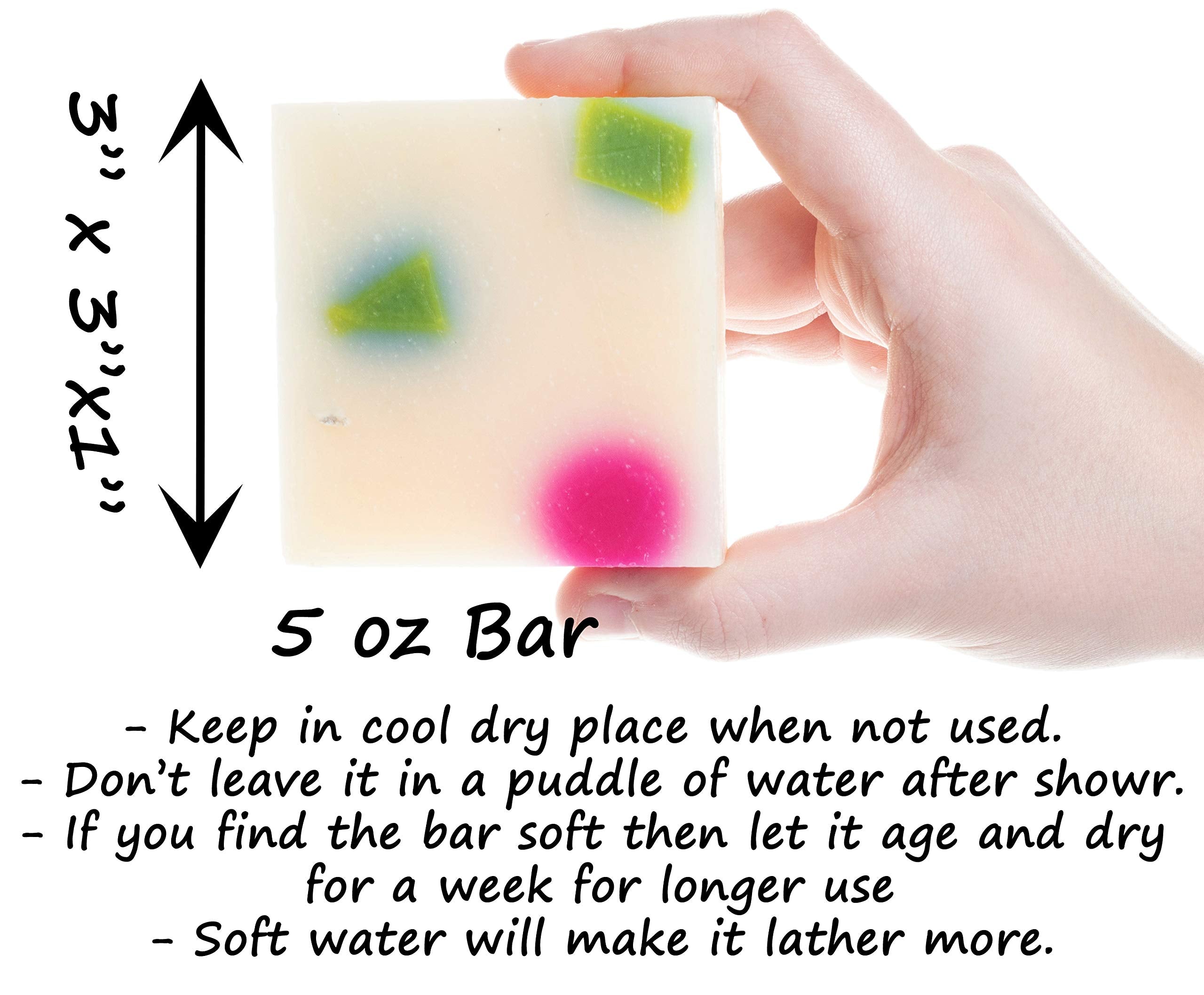 360Feel Berry Sage Soap -5oz Castile Handmade Soap bar-Fresh Fruity, Berry with Sage undertones- Pure Essential Oil Natural Soaps- Great as Anniversary Wedding Gifts- Gift ready