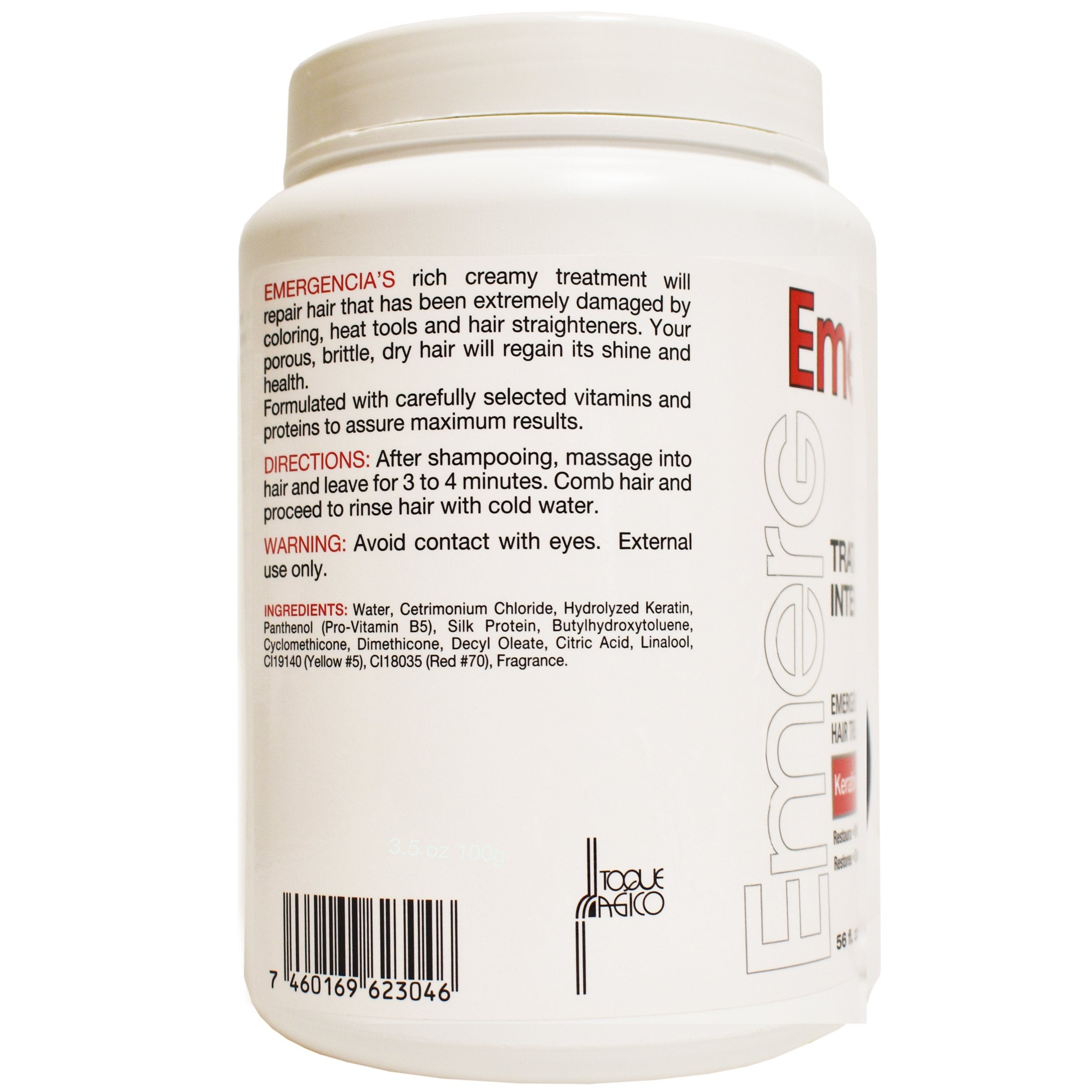 Emergencia (Emergency) Deep Intensive Keratin Repair Treatment by Toque Magico 56oz