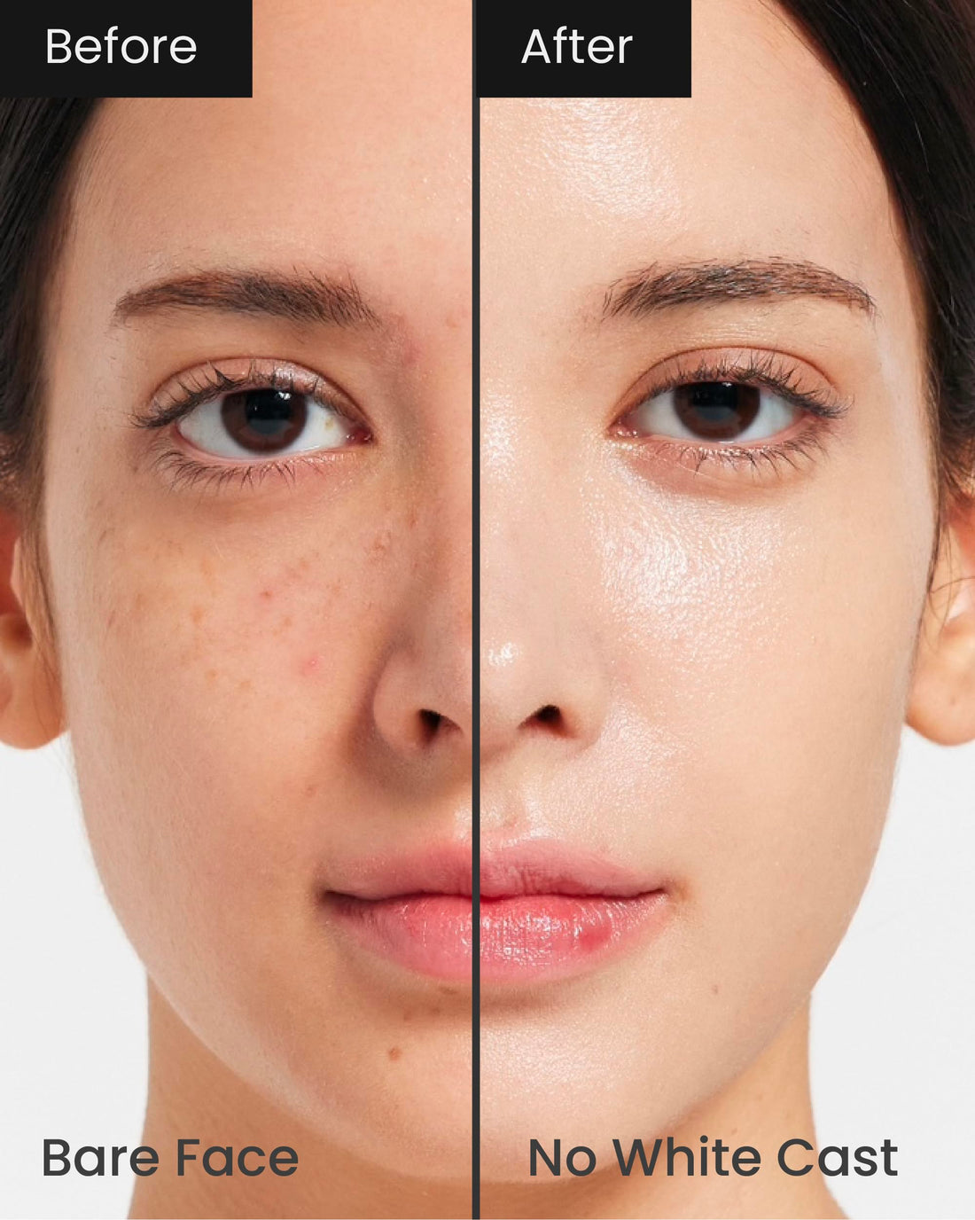 Tone Correction Korean Sunscreen (1.7fl oz) - No White Cast, Non-Greasy, SPF 50 UV Defense Hydrating Sunblock, Lightweight Protection Sunblock for Face & Body. Korean Skin Care. Niacinamide, Panthenol