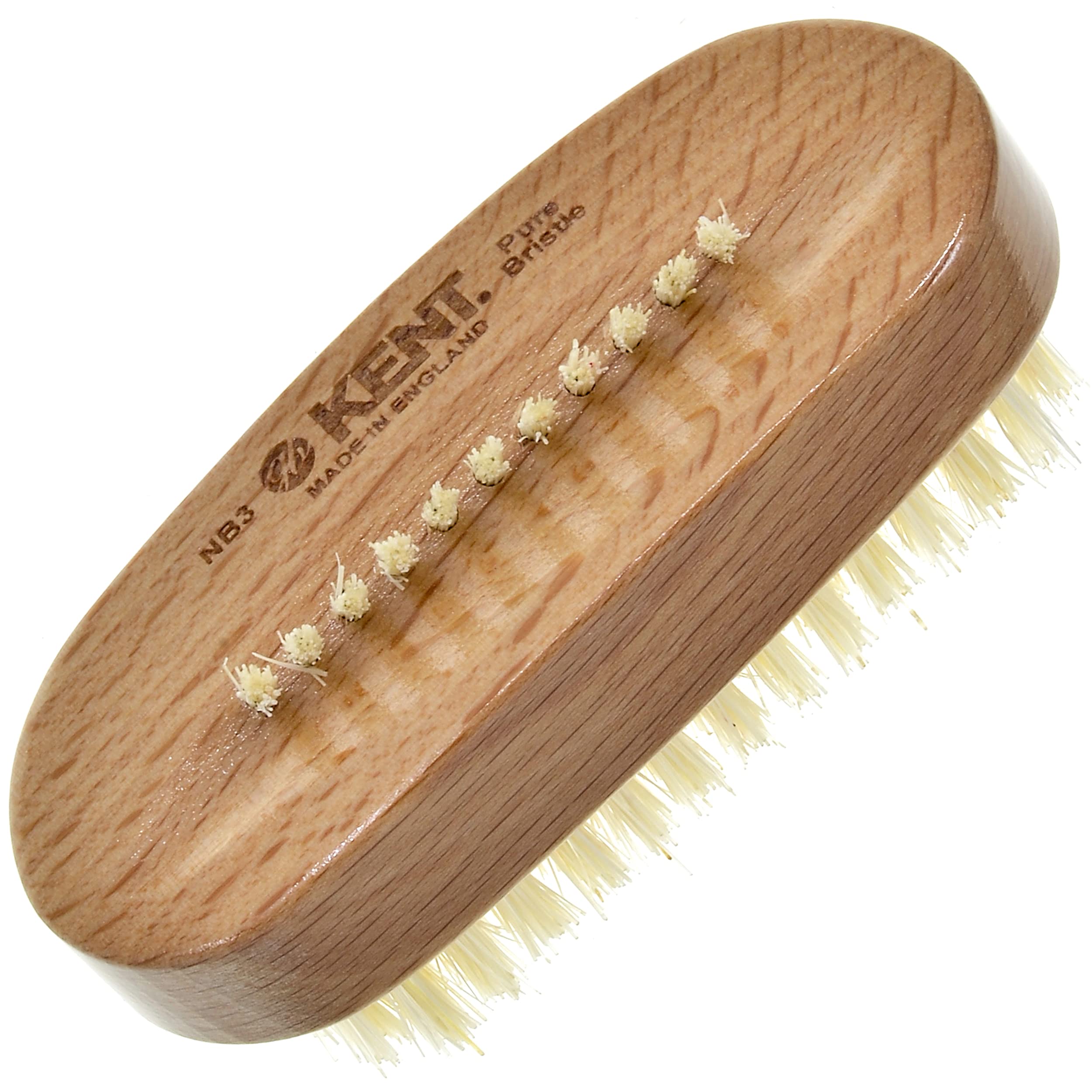 Kent Pure Beechwood and Pure Bristle Nail Brush, 98mm
