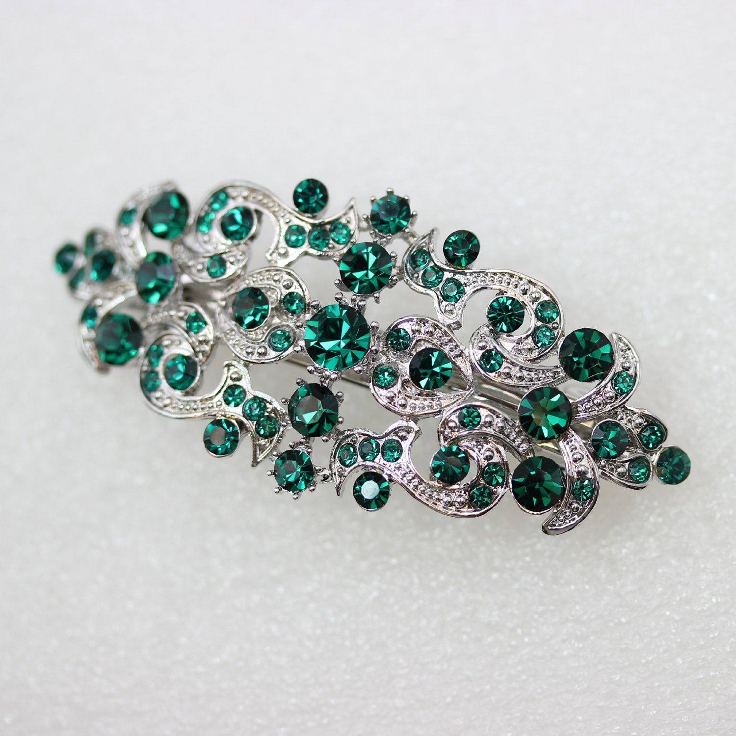 Faship Gorgeous Green Hair Barrette