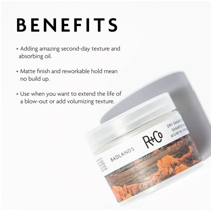 R+Co Badlands Dry Shampoo Paste