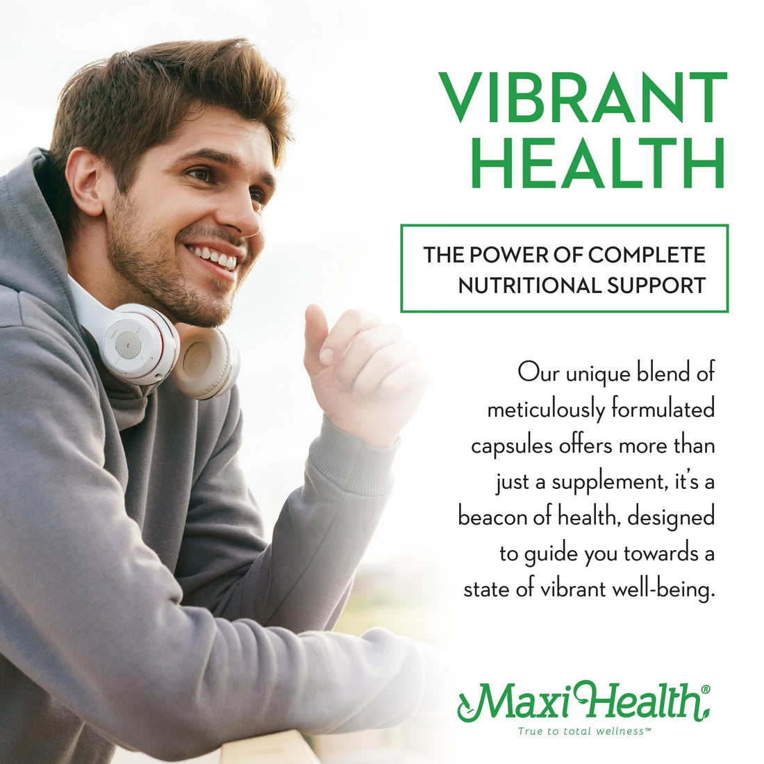 Maxi Health - Multivitamin for Women & Men - Daily Mens & Womens Vitamins with 30 Nutrients Including Iron, Zinc, Probiotics, Immune Support Vitamins & More - Easy to Swallow Maxicaps, 120 Capsules