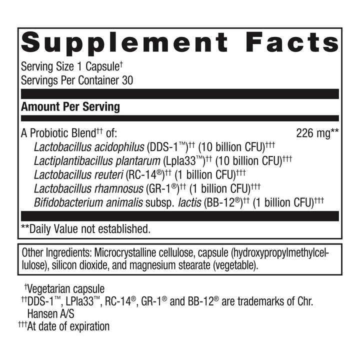 Metagenics Ultraflora Complete Women's Probiotic - 5-in-1 Multi-Benefit Probiotic for Women* - Supports Digestive, Immune, Vaginal, Urogenital Health* - 30 Capsules