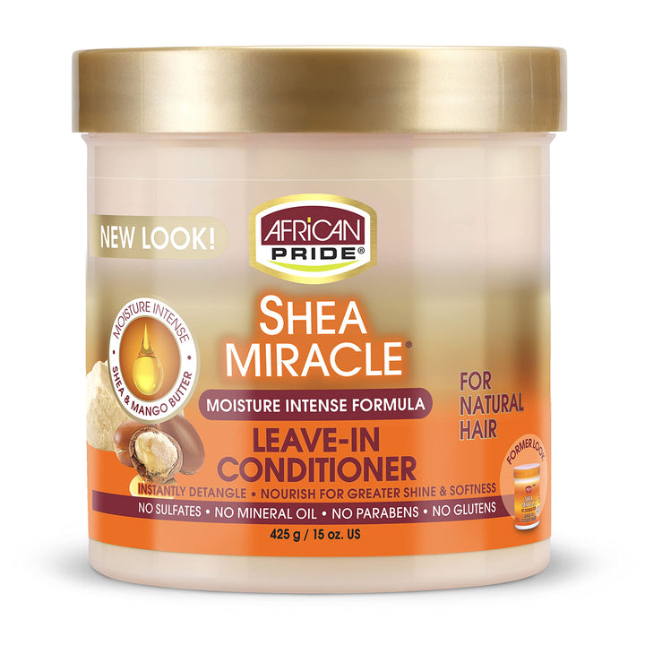 African Pride Shea Butter Miracle Leave-In Cond.15 Ounce (443ml) (2 Pack)