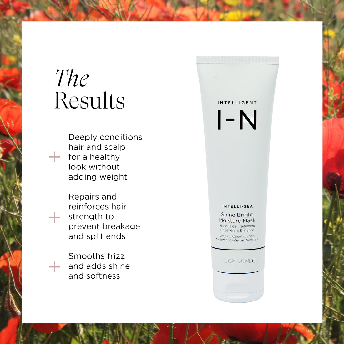 Shine Bright Moisture Hair Mask, Intense Conditioning for Lustrous Shine and Softness, Vegan, 4 Oz