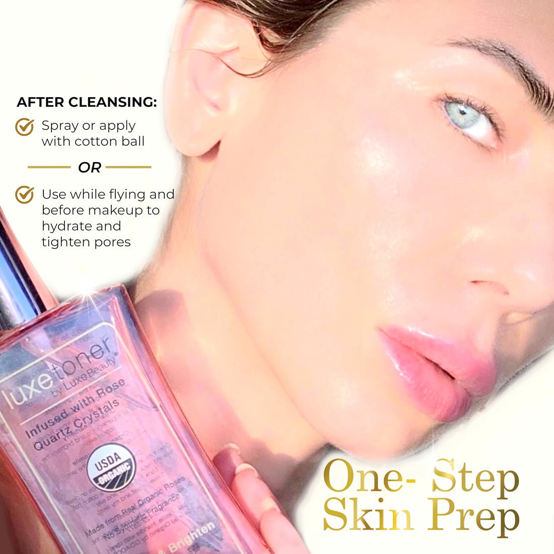 Luxe Beauty Organic Rose Quartz Toner