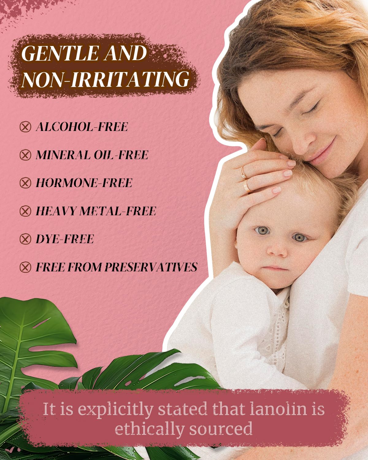 larosanna Australian Lanolin Cream,Natural Lanolin Cream for Itchy Dry and Sensitive Skin,Organic Lanolin Oil Moisturizer for Body and Face,3.53 fl oz