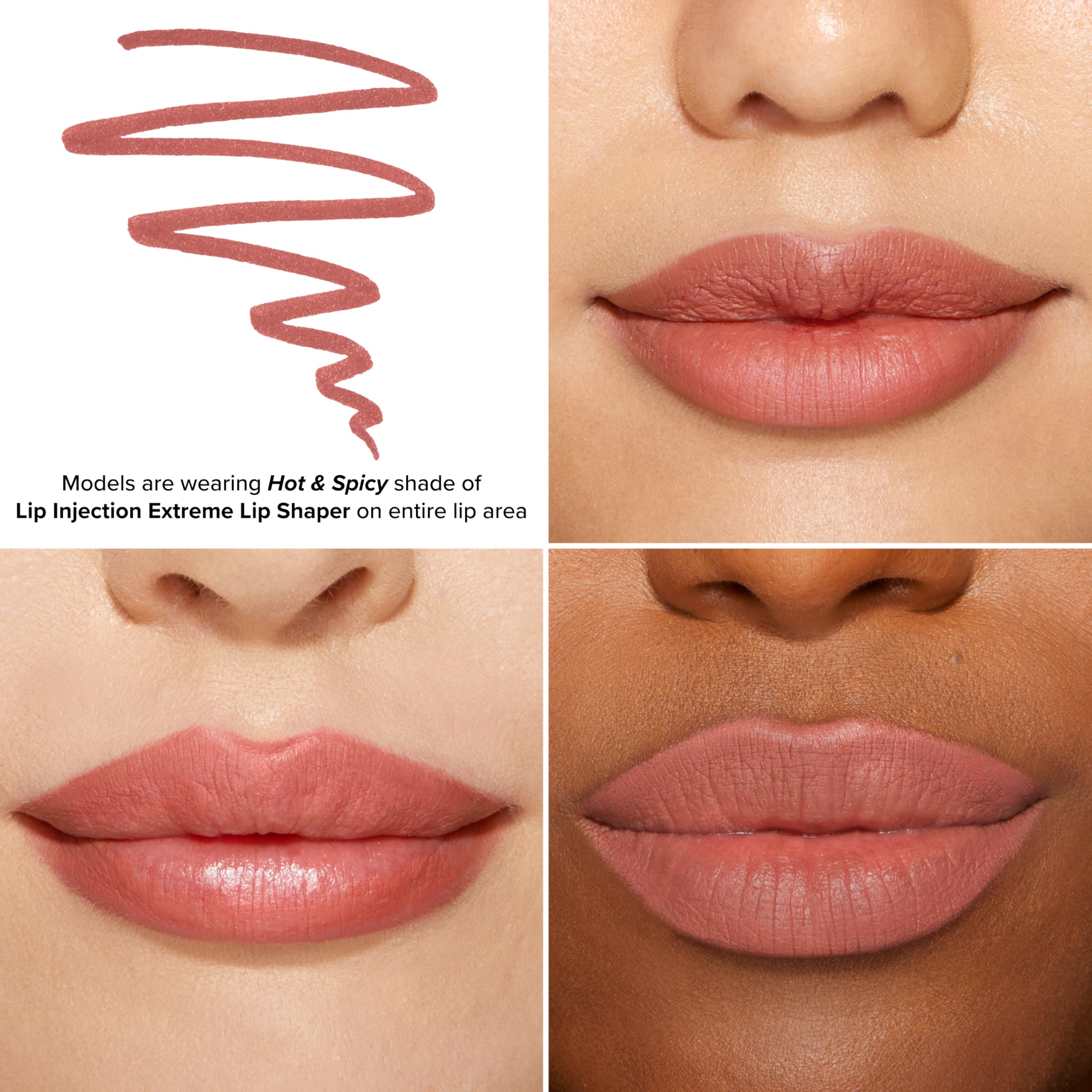 Too Faced Lip Injection Extreme Lip Shaper - Hot & Spicy - Long Lasting + Smudge Proof