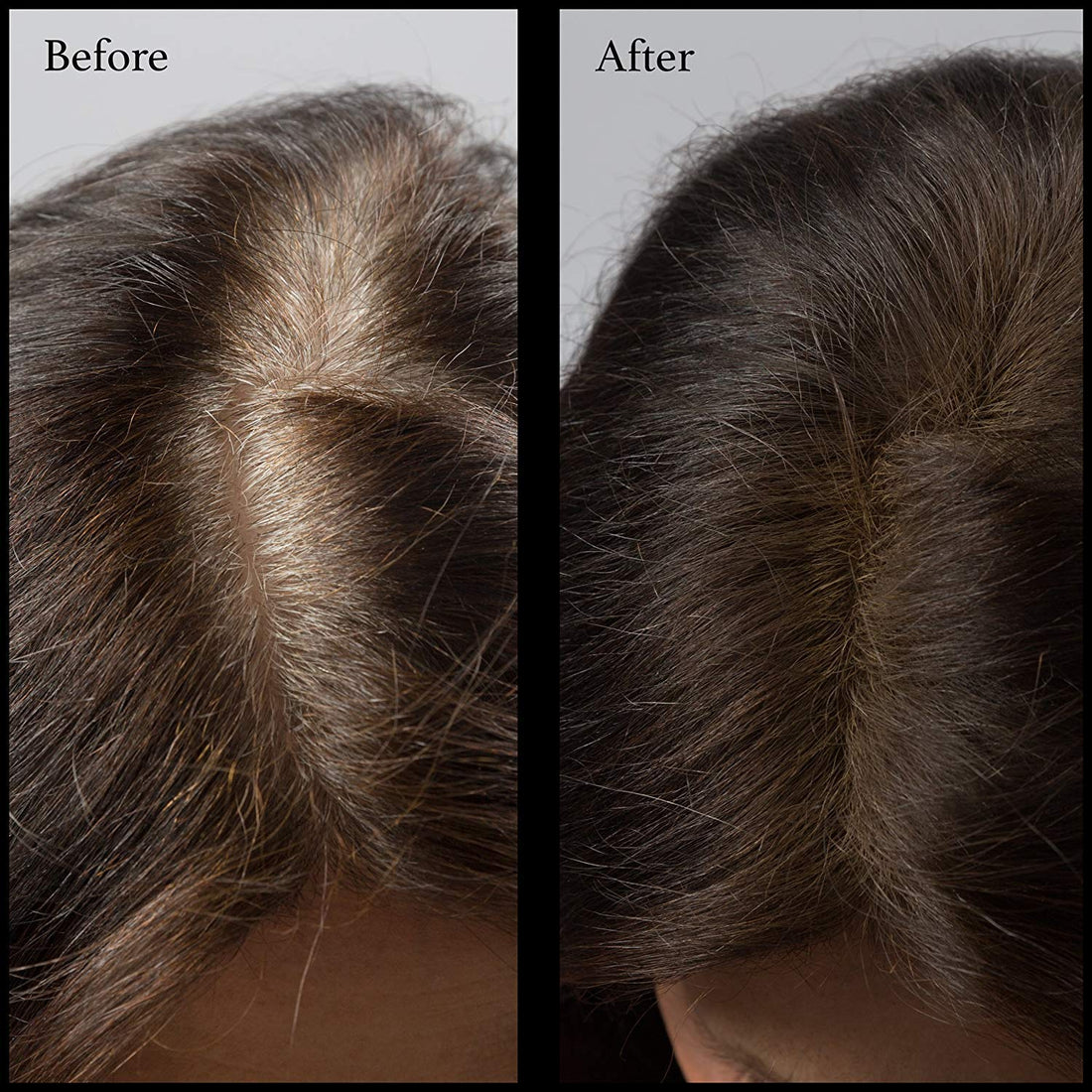 Pure Mineral Shades Root Concealer - Touch Up Kit with Brush - All Natural - Fast - Easy - Instant - Temporary Magic Powder Cover-Up - Covers Grey Roots Too - Medium Brown