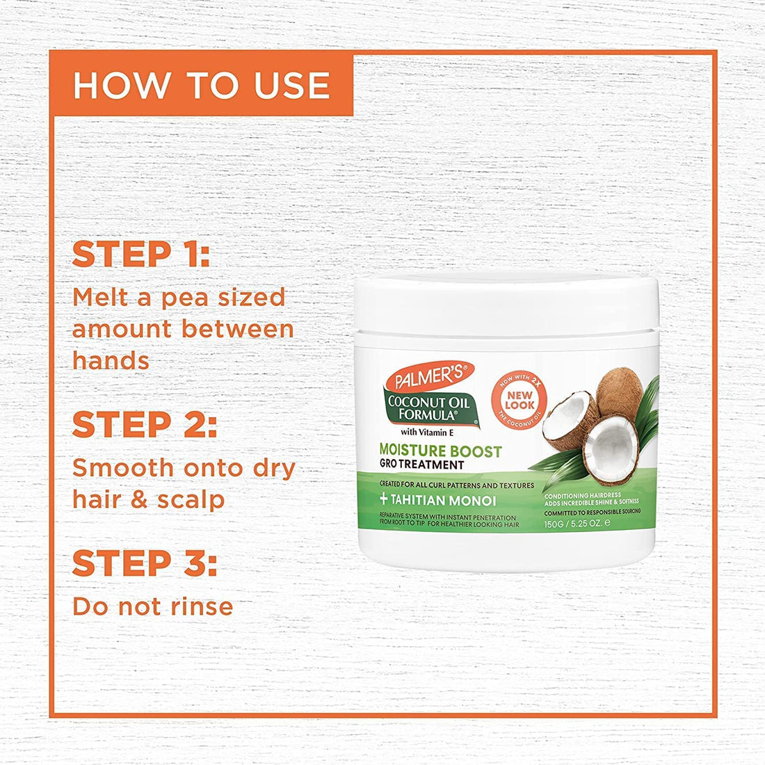 Palmer's Coconut Oil Moisture Gro Hairdress, 5.25 Ounce