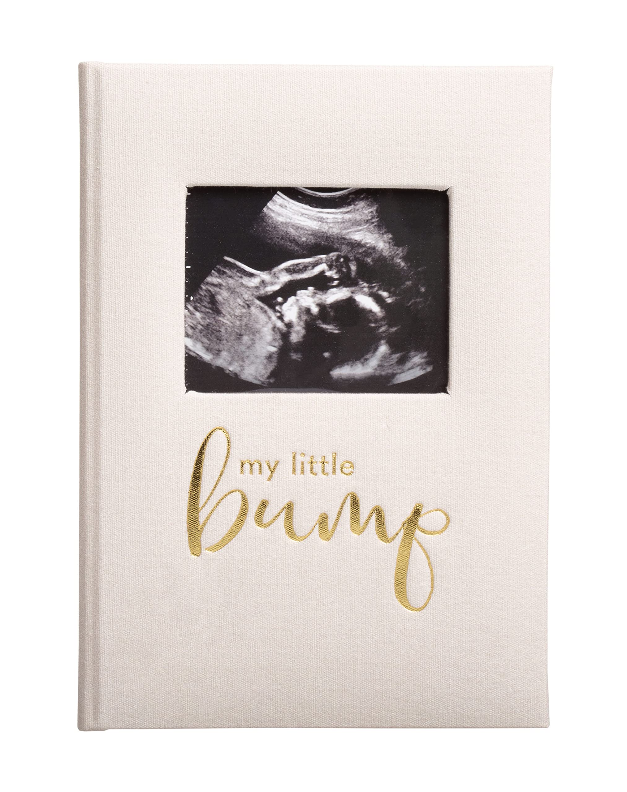Pearhead Pregnancy Journal, Guided Pregnancy Keepsake Prompted Journal, Gender-Neutral Baby Accessory for New and Expecting Moms, Ivory 6.5x9.2x0.6 Inch (Pack of 1)