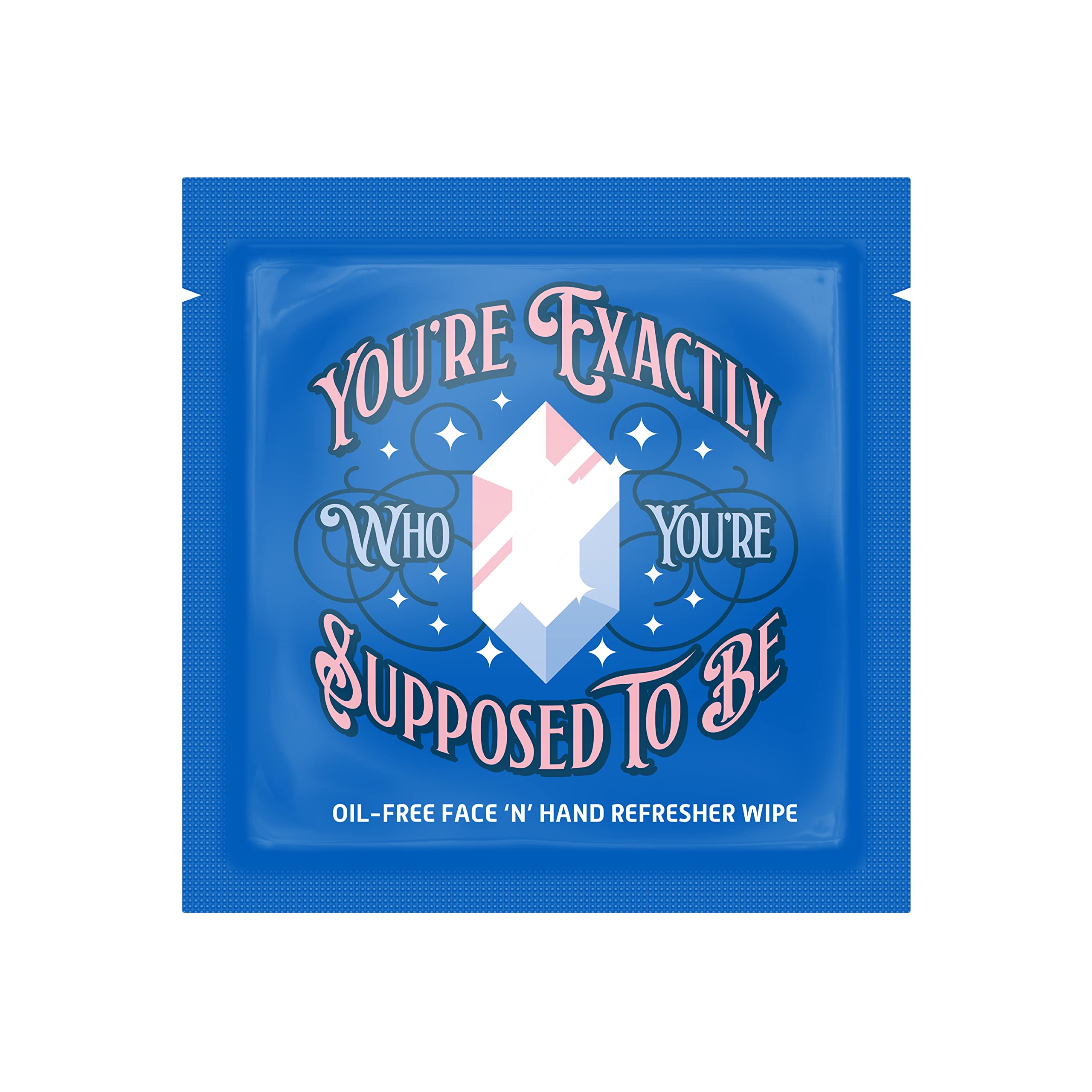 LA Fresh Oil Free 99.25% Natural Face and Hand Refreshing Wipes for travel or everyday in your purse, individually sealed wrapper, With Natural Japanese Yuzu Scent - Pack of 50