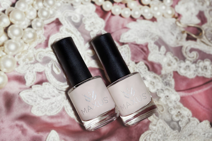 Maxus Nails Strengthening Nail Polish, Gel Like Finish, Super Fast Dry, (Adored)