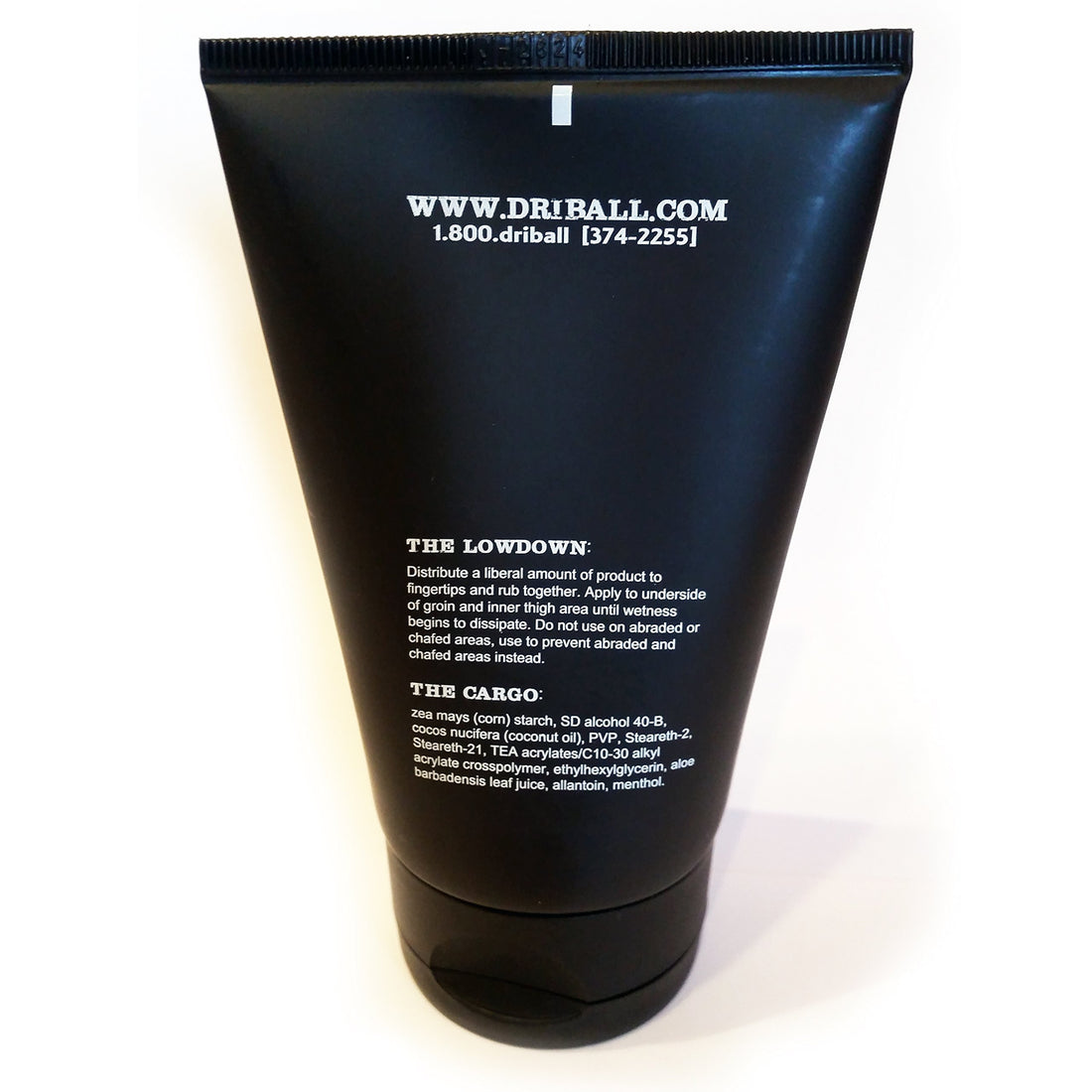 DRIBALL for Men, Deodorant & Antiperspirant, Sweat and Friction Reducing Lotion Powder 4 fl oz One Month Supply