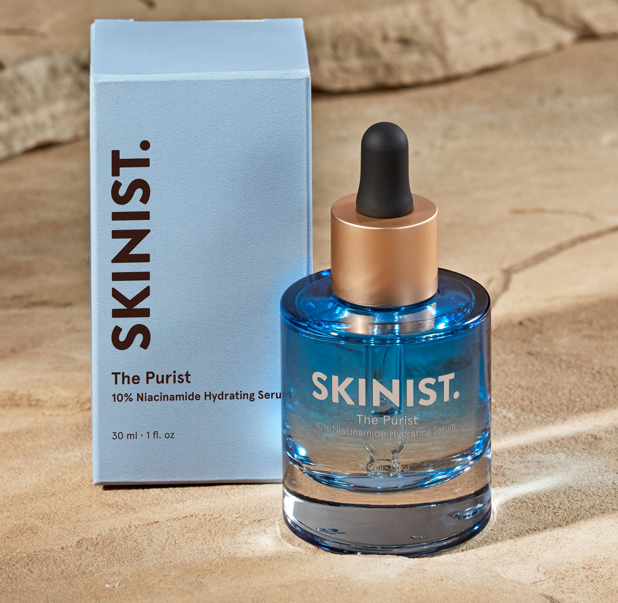 SKINIST The Purist 10% Niacinamide Hydrating Serum – Pore-Minimizing & Brightening, Handmade in Oregon