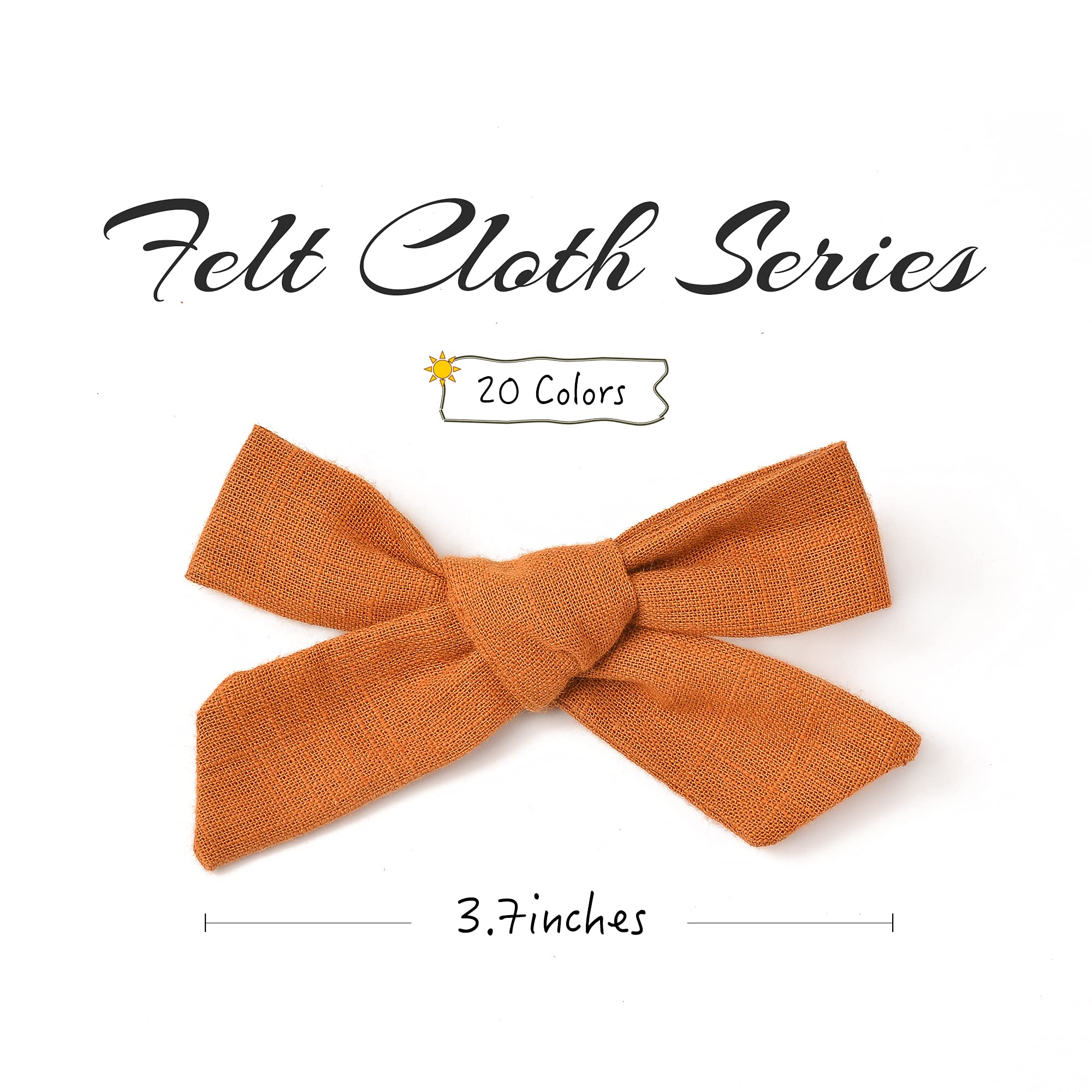 Prohouse 40 PCS Baby Girl Hair Clips, Alligator Hair Bows for Toddlers & Kids, Baby Hair Accessories