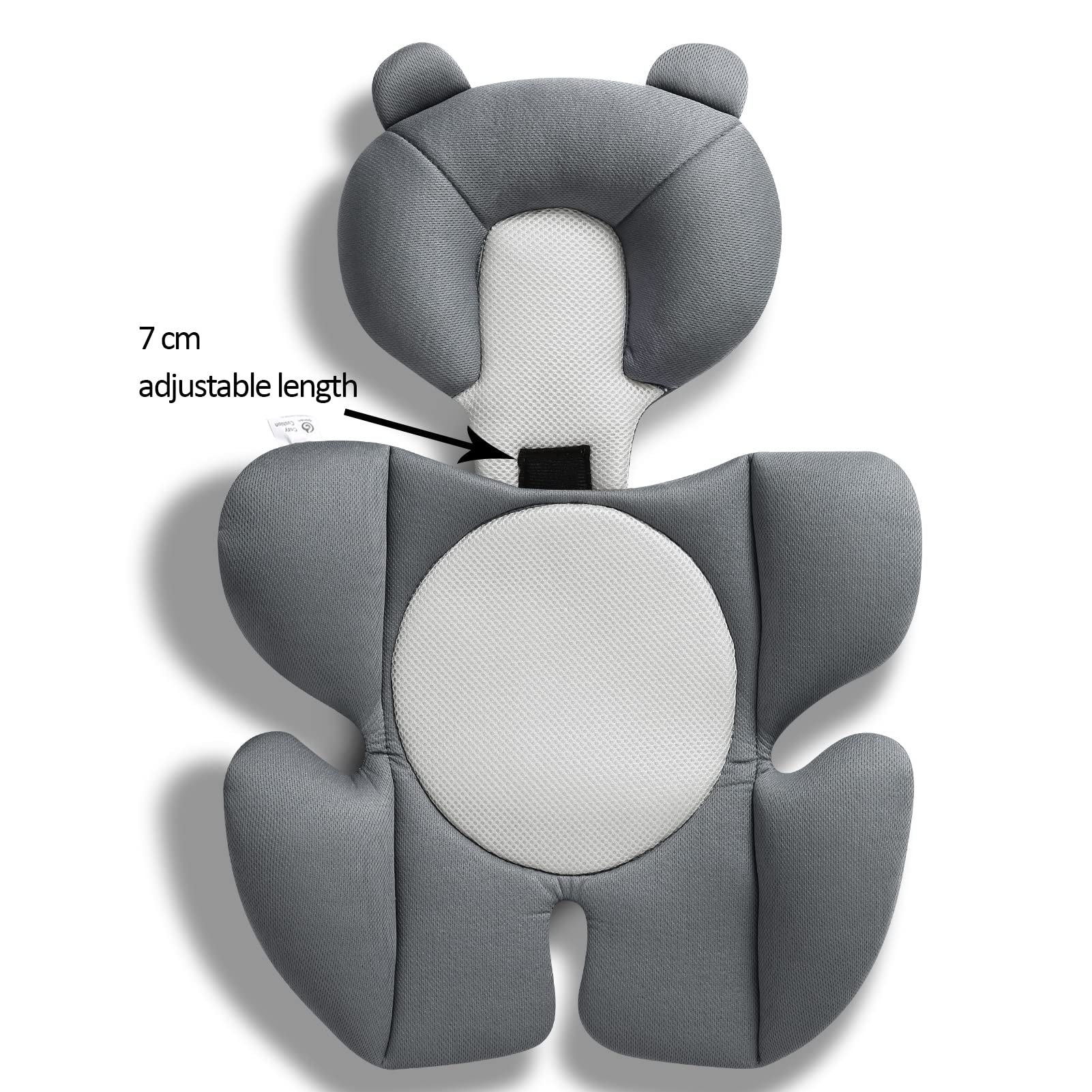 G Ganen Baby Comfort Support Cushion Stroller and Seat Comfort Cushion Insert Liner (Dark Grey)