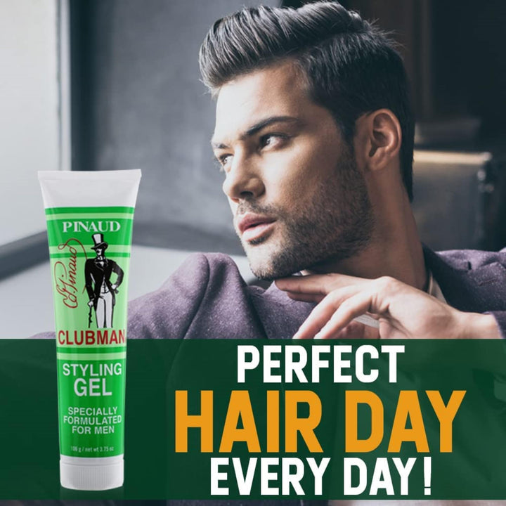 Clubman Styling Gel Tube 3.75oz For Men (3 Pack)