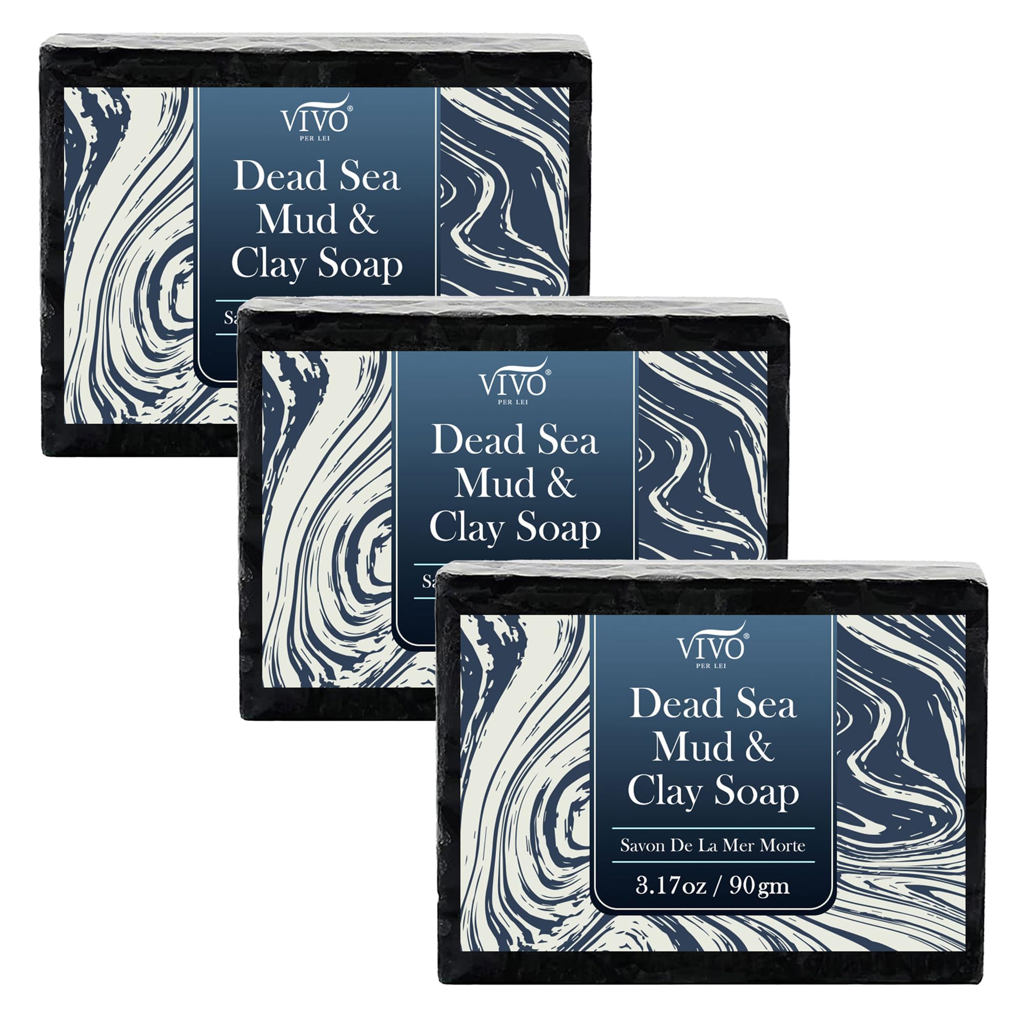 Vivo Per Lei Dead Sea Mud Soap (Pack of 3)