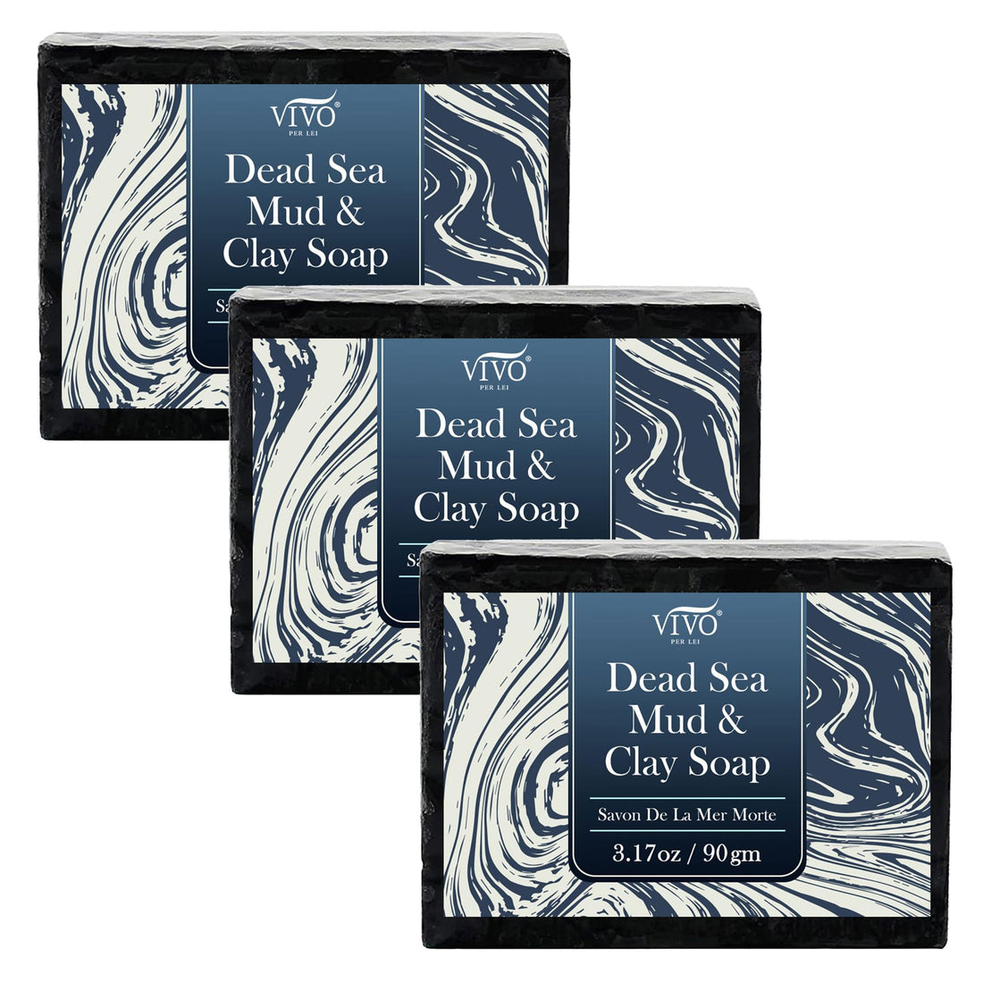 Vivo Per Lei Dead Sea Mud Soap (Pack of 3)