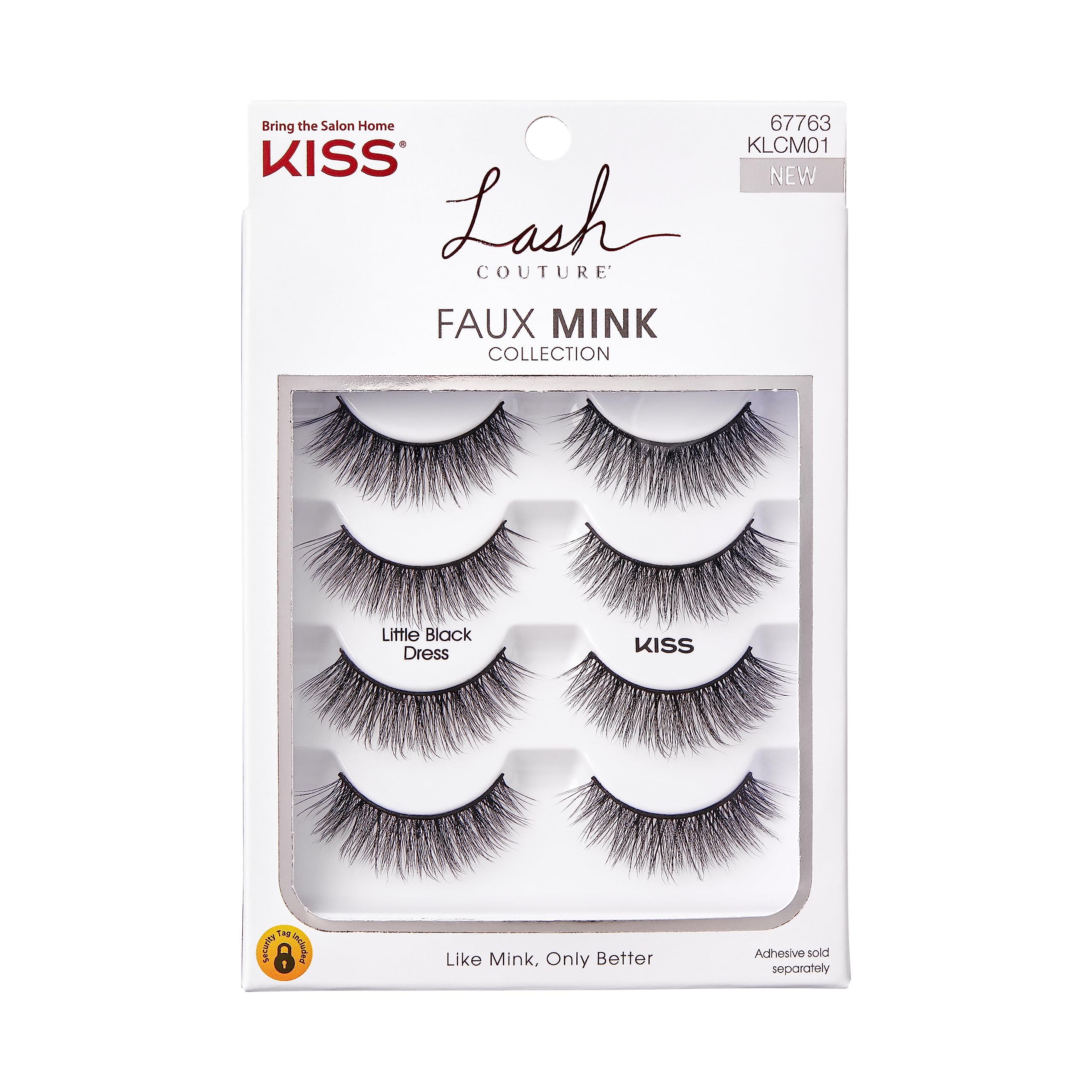 KISS Lash Couture Multipack Faux Mink Little Black Dress