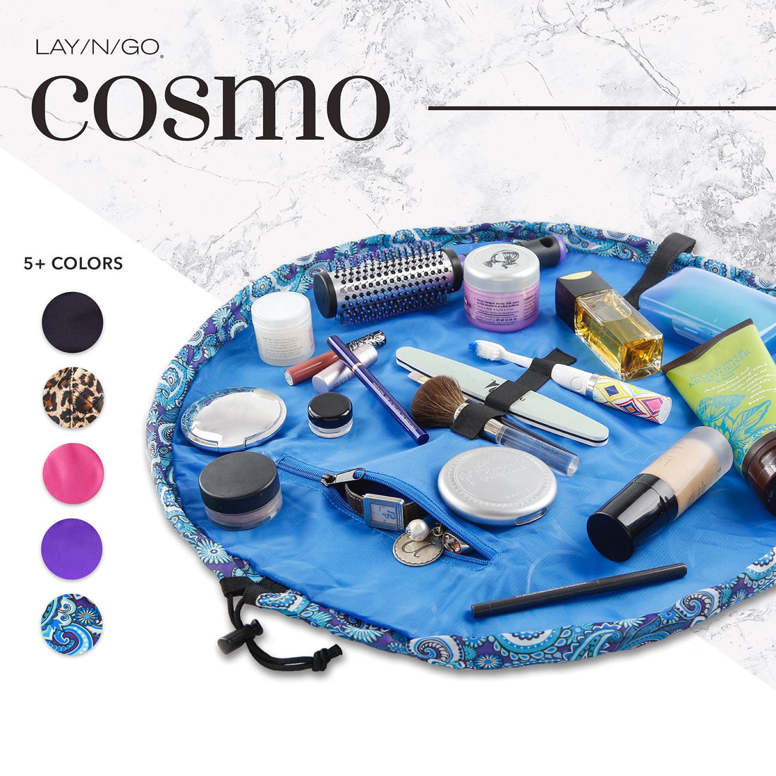 Lay-n-Go Cosmo Deluxe Cosmetic Bag, 22-Inch